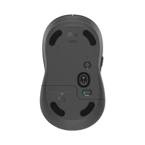 Logitech® Signature M650 for Business Wireless Mouse, Large, 2.4 GHz Frequency, 33 ft Wireless Range, Right Hand Use, Graphite