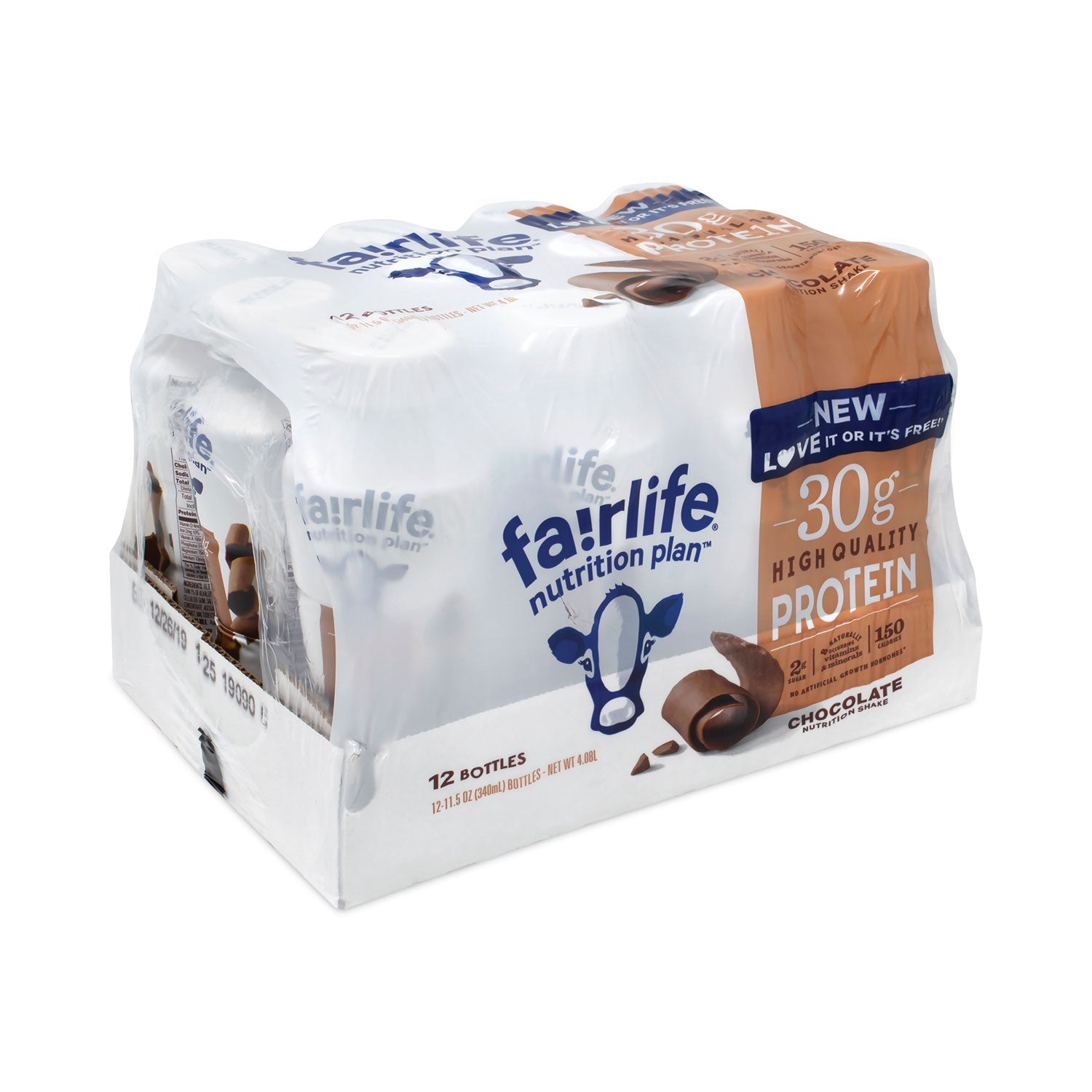Fairlife® High Protein Chocolate Nutrition Shake, 11.5 oz Bottle, 12/Carton - Bloom Skins