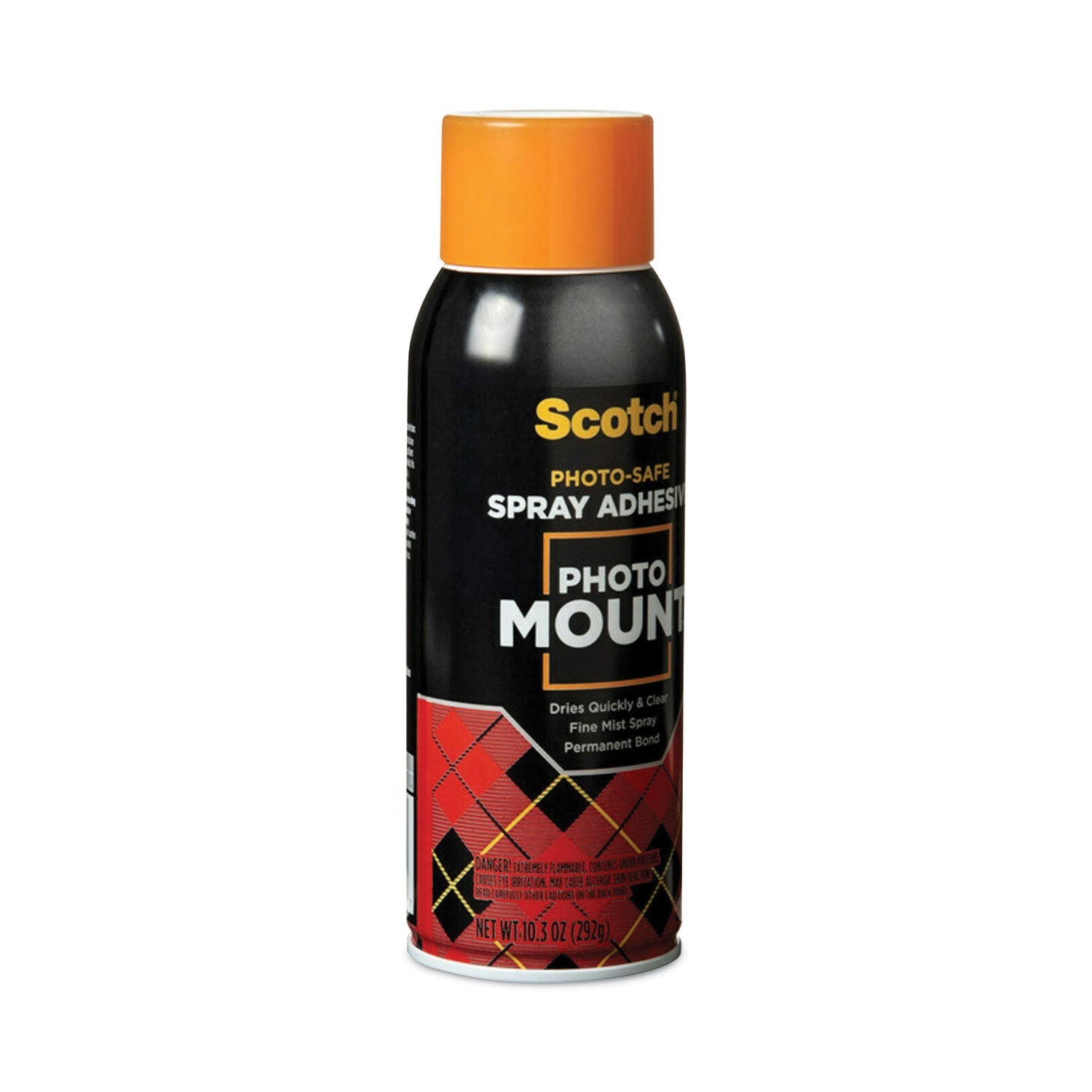 Scotch® Photo Mount Spray Adhesive, 10.25 Oz, Dries Clear