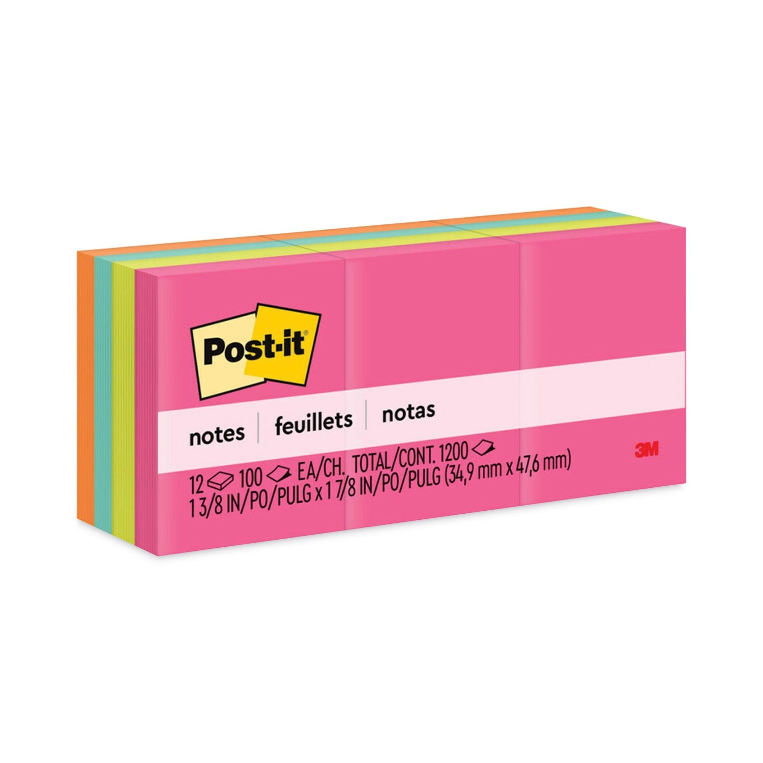 Original Post-it® Notes | 1.38" Poptimistic