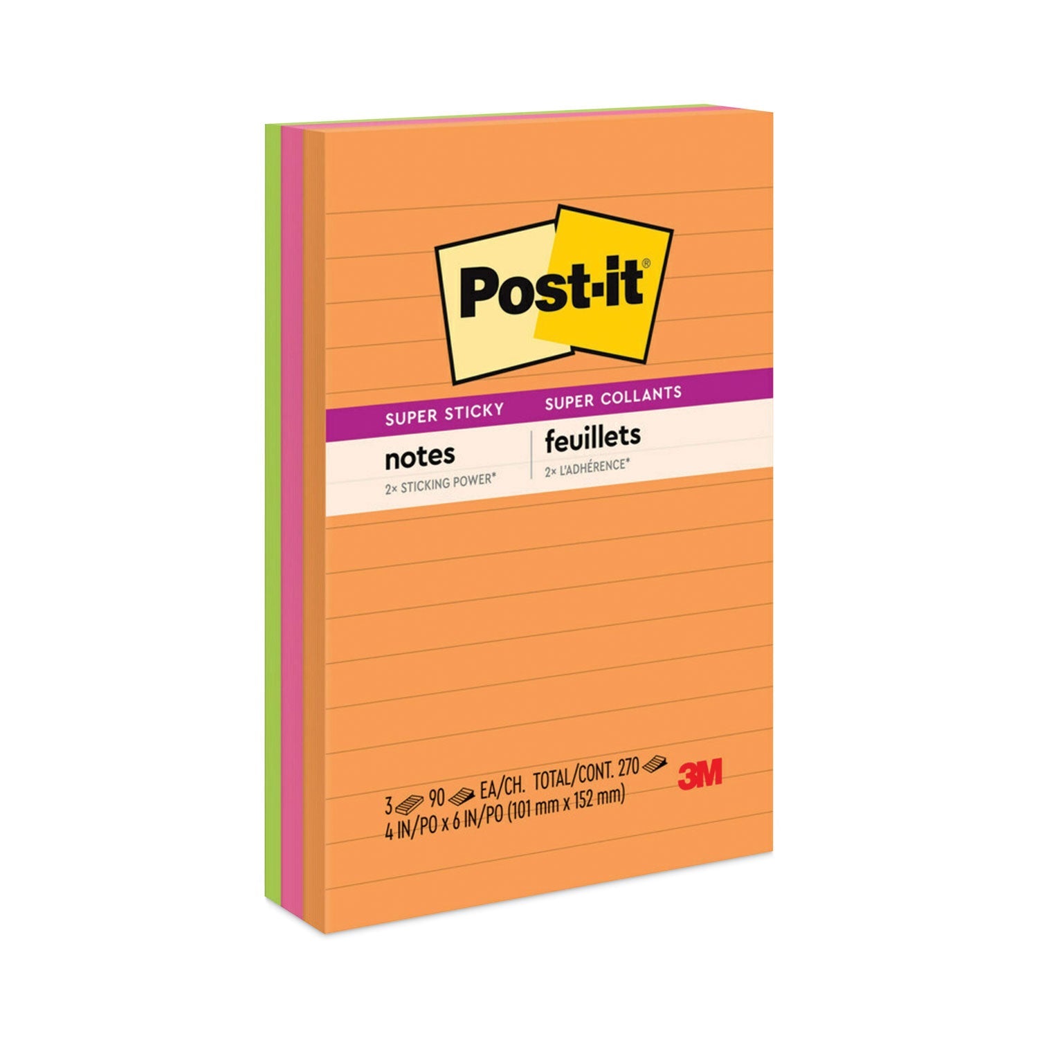 Post-it Notes Super Sticky Pads | Energy Boost