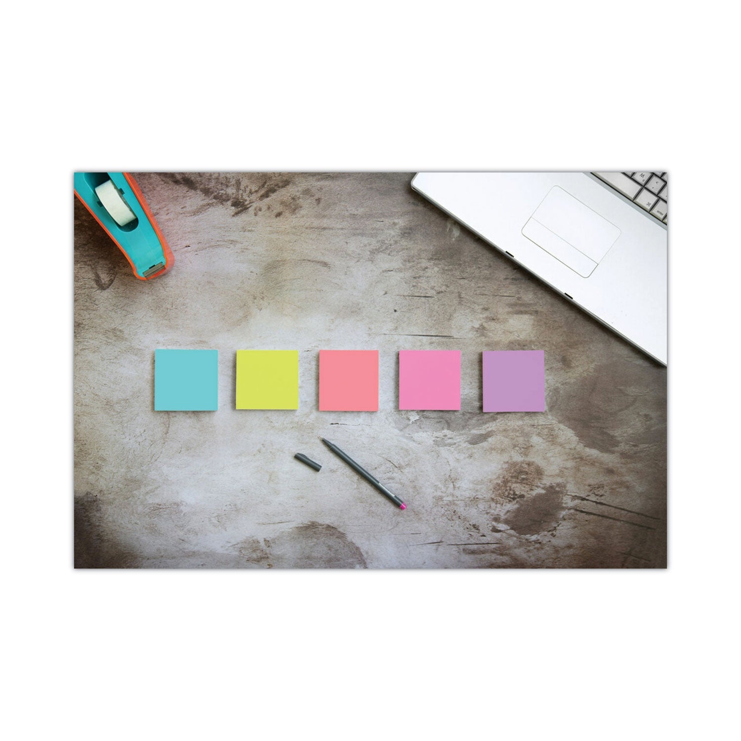 Post-it® Notes Super Sticky Pads in Supernova Neon Collection Colors, Cabinet Pack, 3" x 3", 70 Sheets/Pad, 24 Pads/Pack