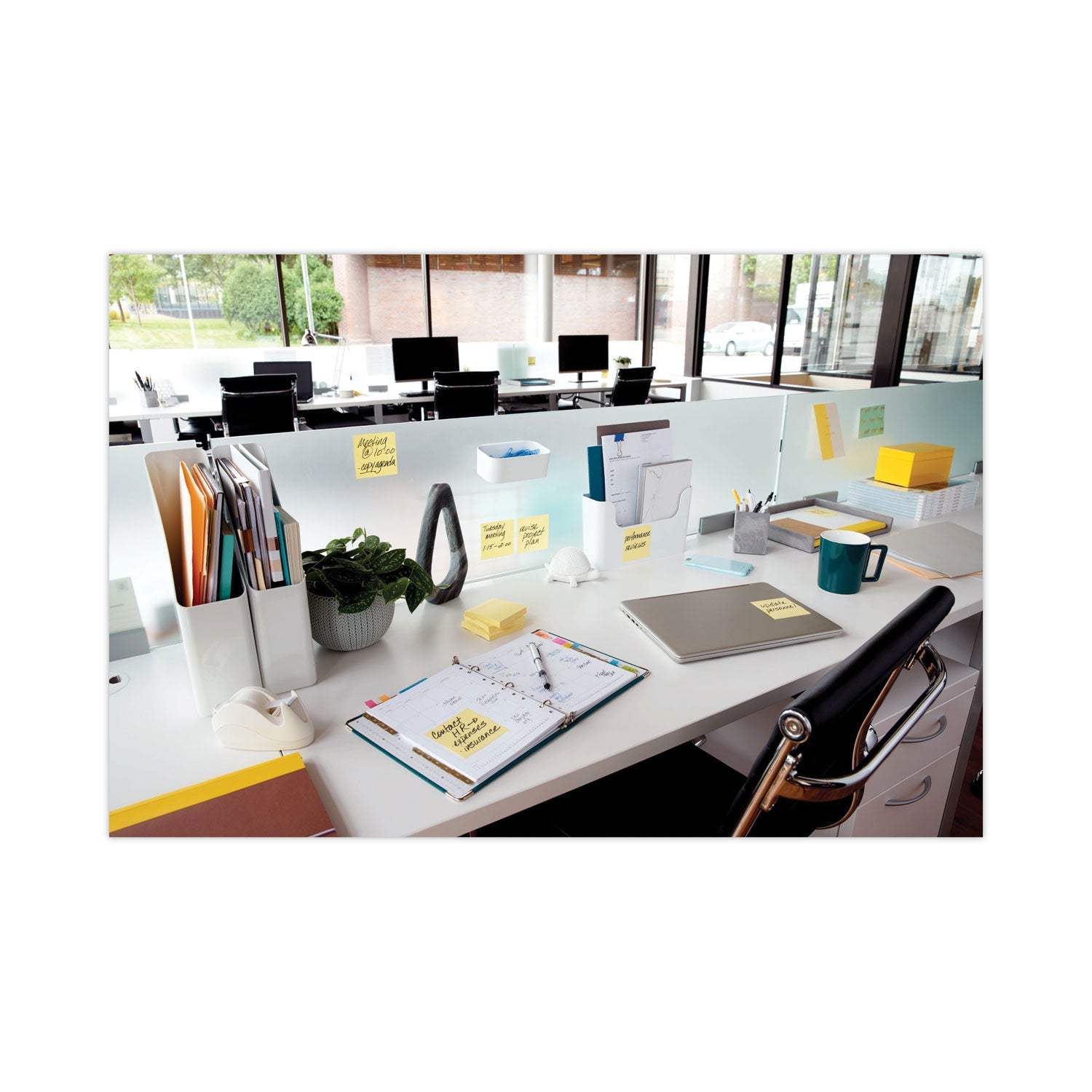 Post-it® Notes Super Sticky Pads in Canary Yellow, 3" x 5", 90 Sheets/Pad, 12 Pads/Pack