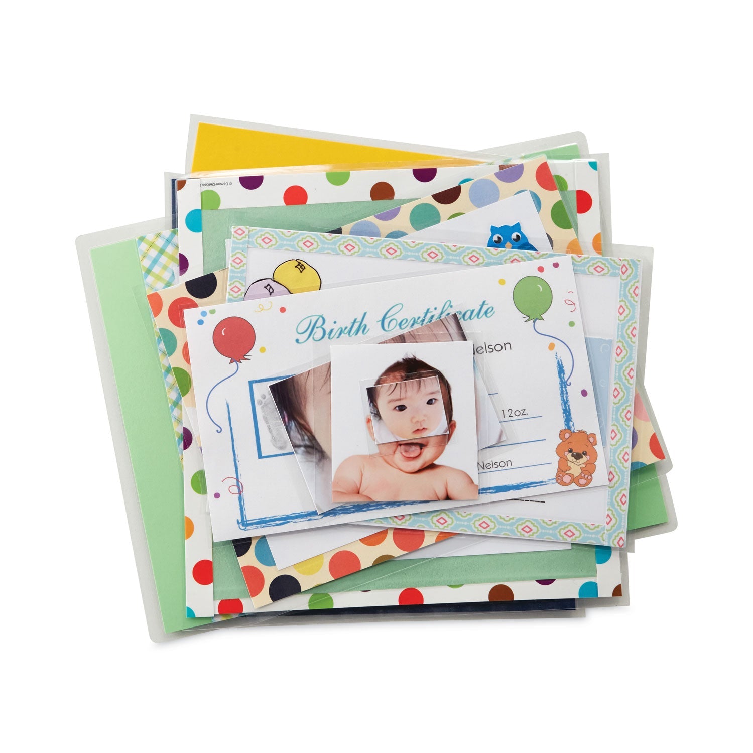 Scotch™ Self-Sealing Laminating Pouches, 12.5 Mil, 2.81" X 4.5", Gloss Clear, 5/pack