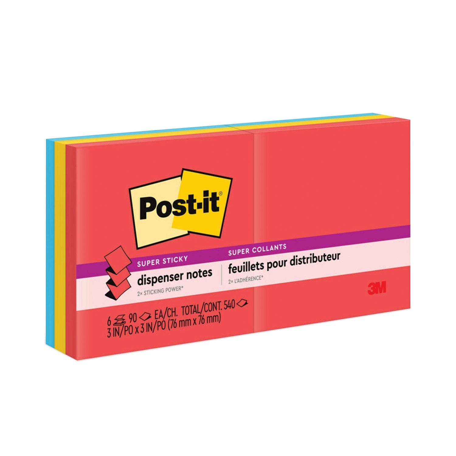Super Sticky Pop-up Notes | 3x3 Refills