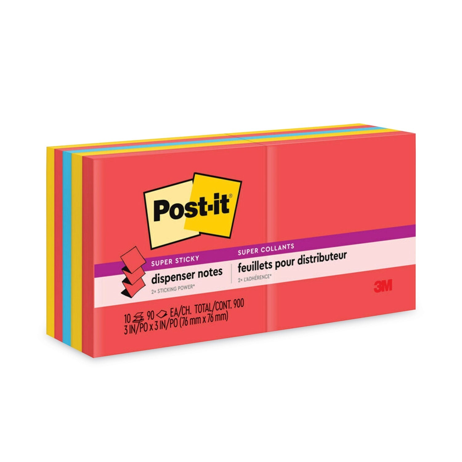 Super Sticky Pop-up Notes | 10-Pad Refill