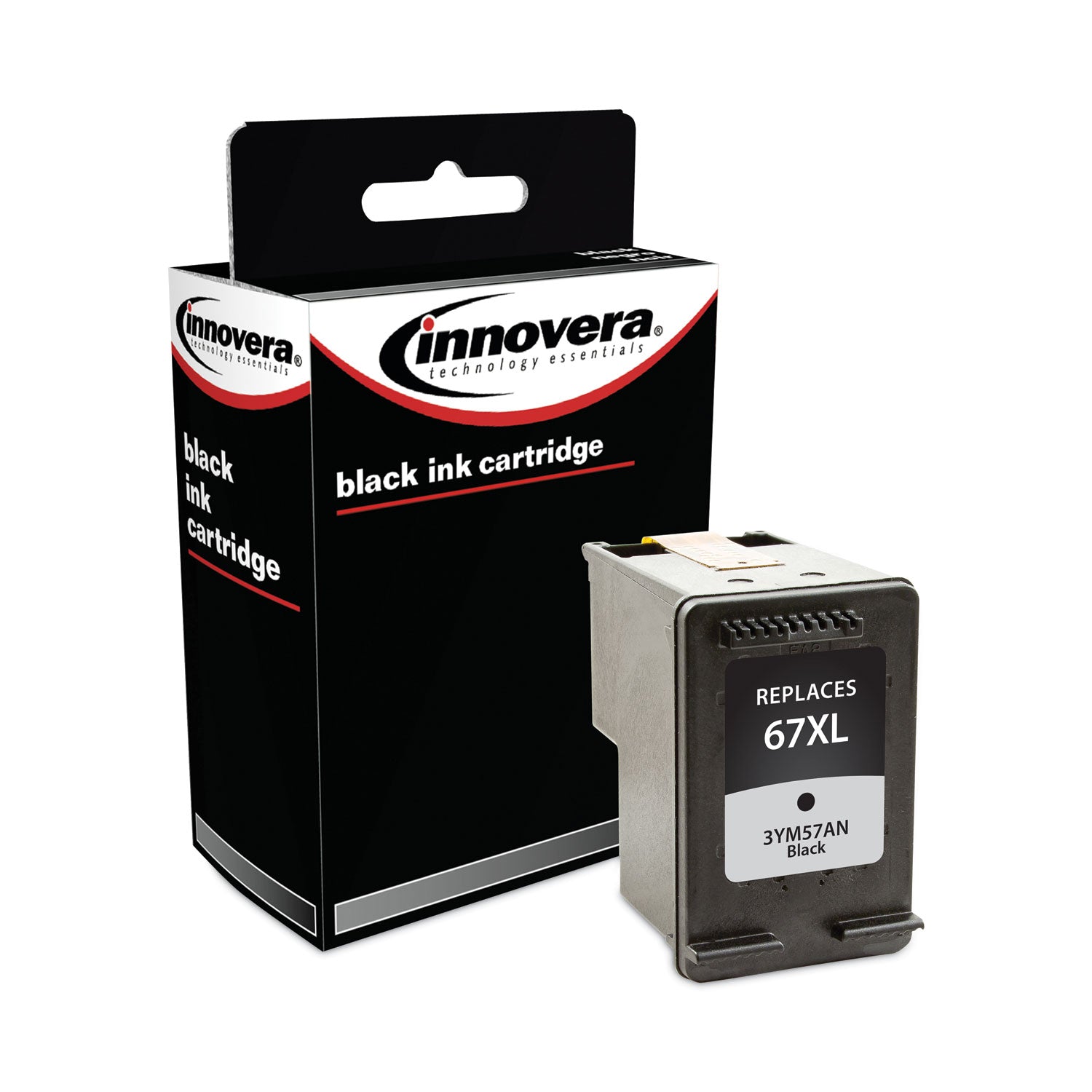 Remanufactured Black Ink | Replaces HP 67XL