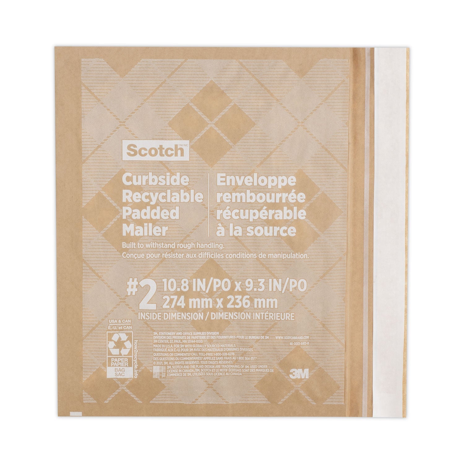 Scotch™ Recyclable Padded Mailer | #2 Size