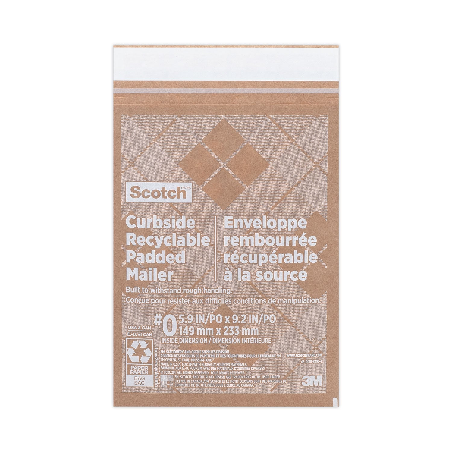 Scotch™ Recyclable Padded Mailer | 100-Pack