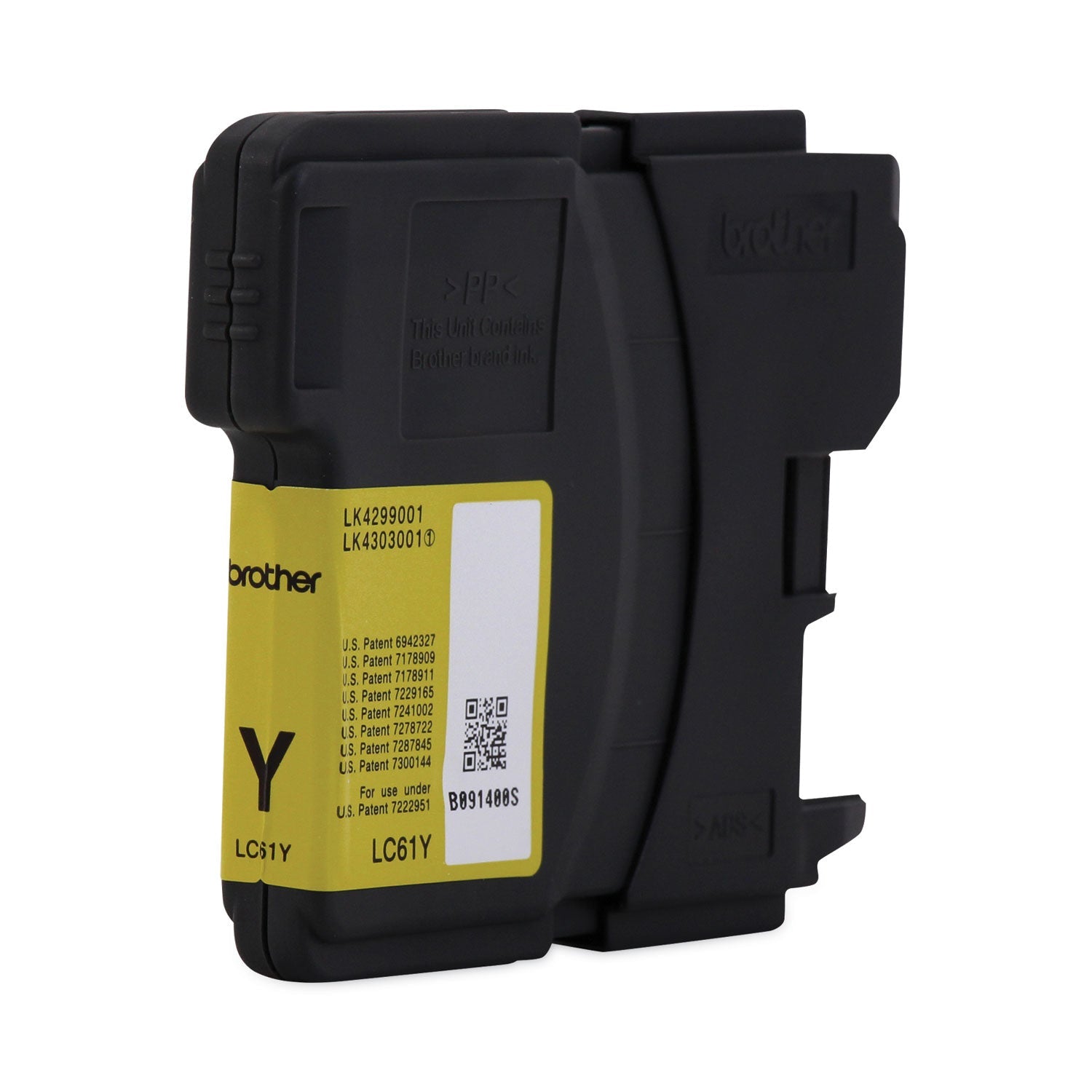 Brother Lc61y Innobella Ink, 325 Page-Yield, Yellow