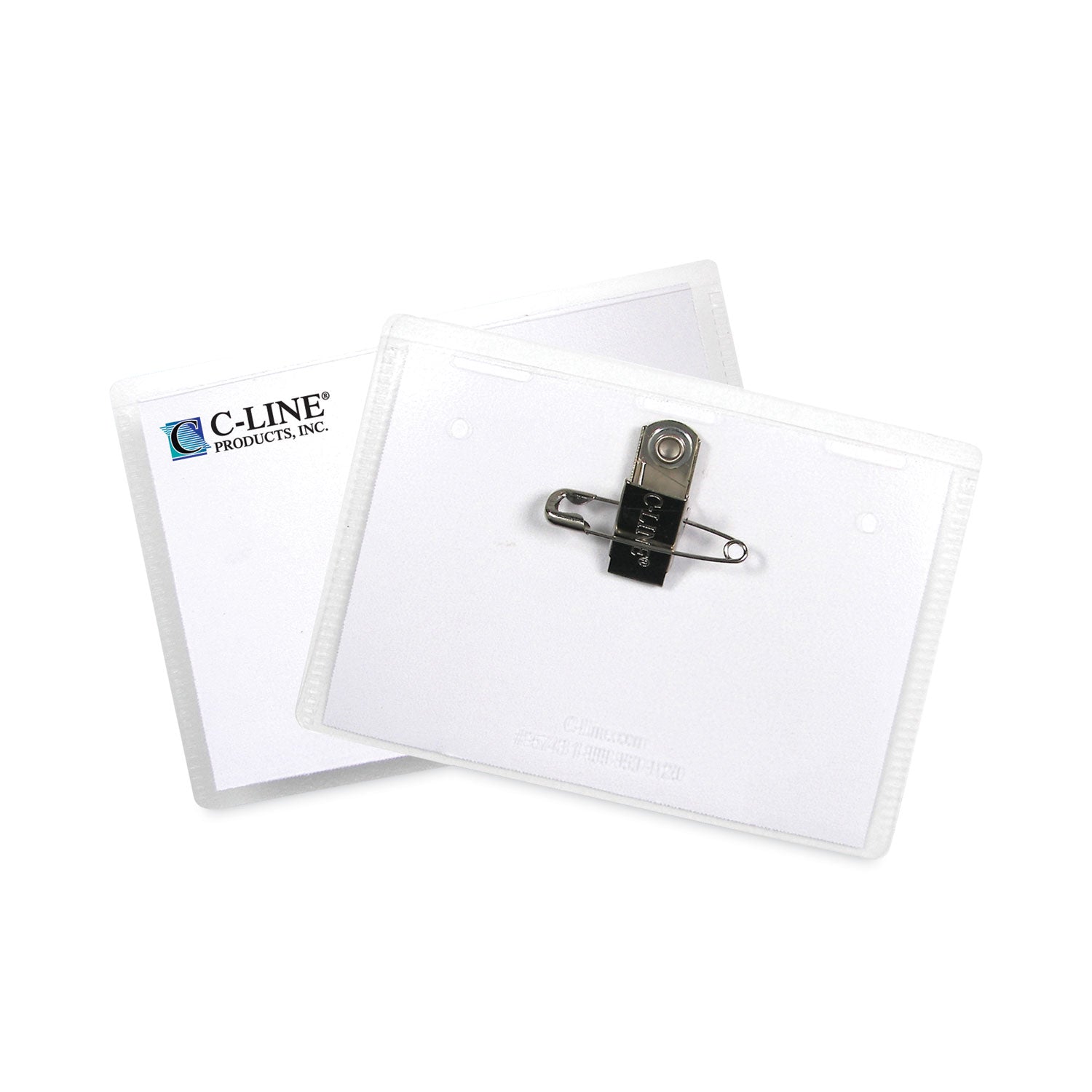 Name Badge Kits | Clip/Pin, 4x3, 50/Box
