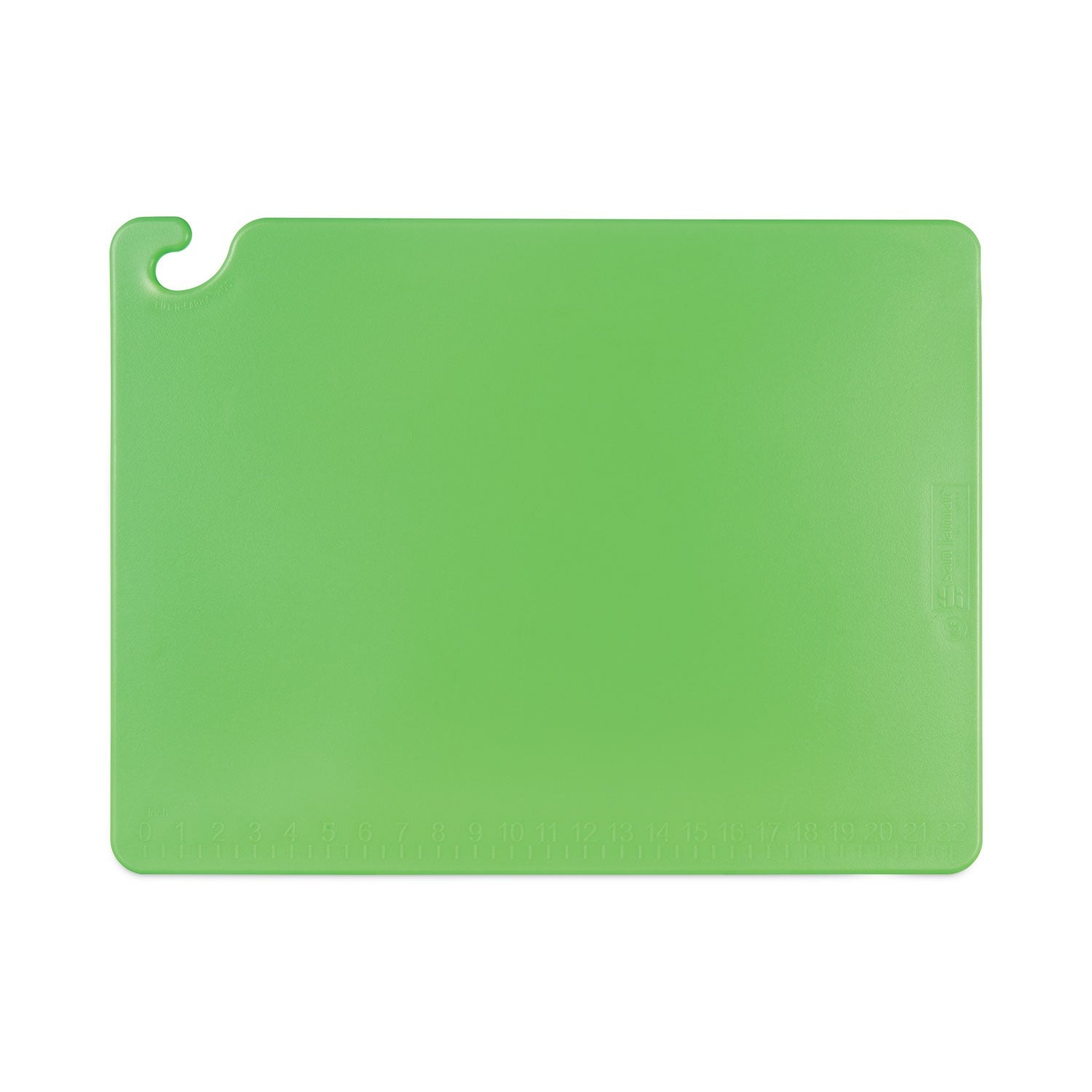 San Jamar® Cut-N-Carry Color Cutting Boards, Plastic, 24 x 18 x 0.5, Green - Bloom Skins