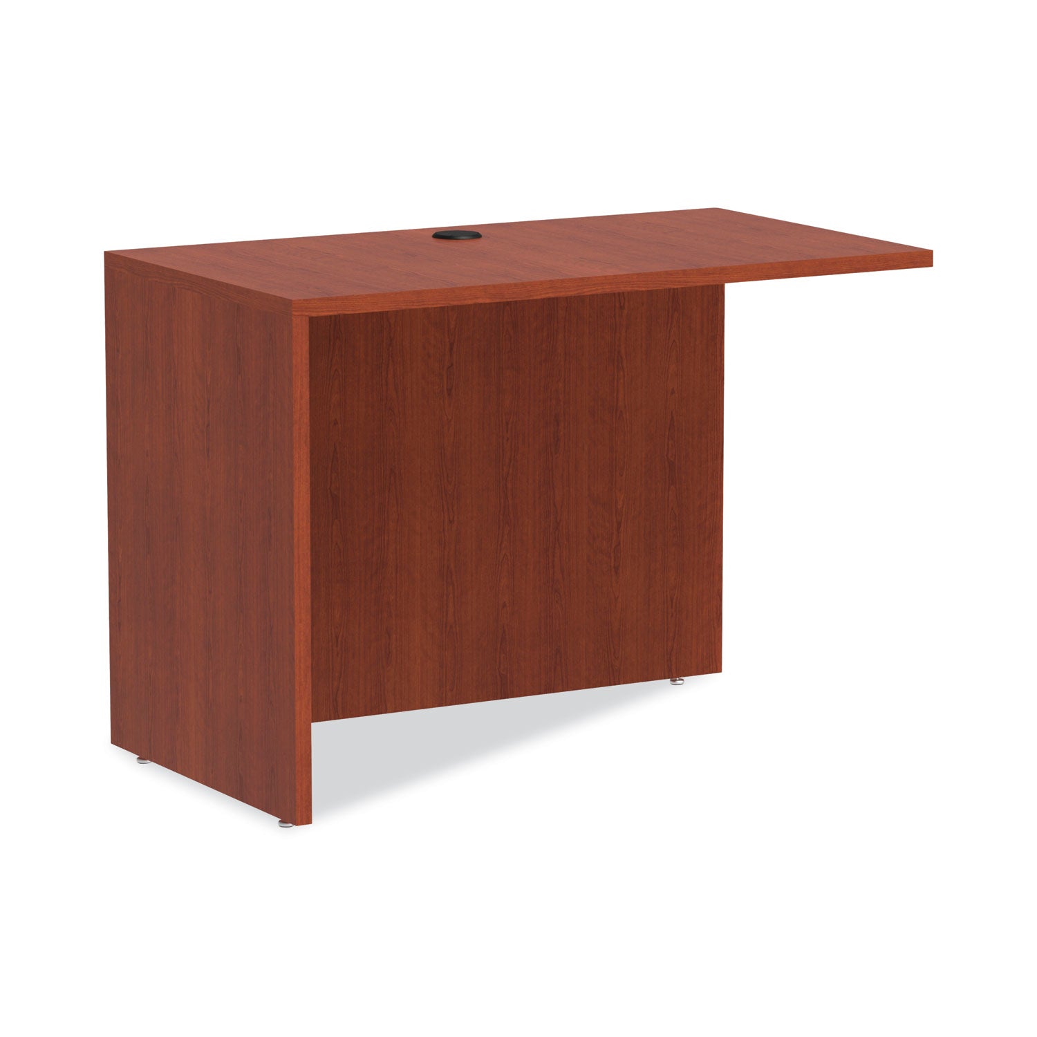 Alera® Alera Valencia Series Reversible Return/Bridge Shell, 42w x 23.63d x 29.5h, Medium Cherry