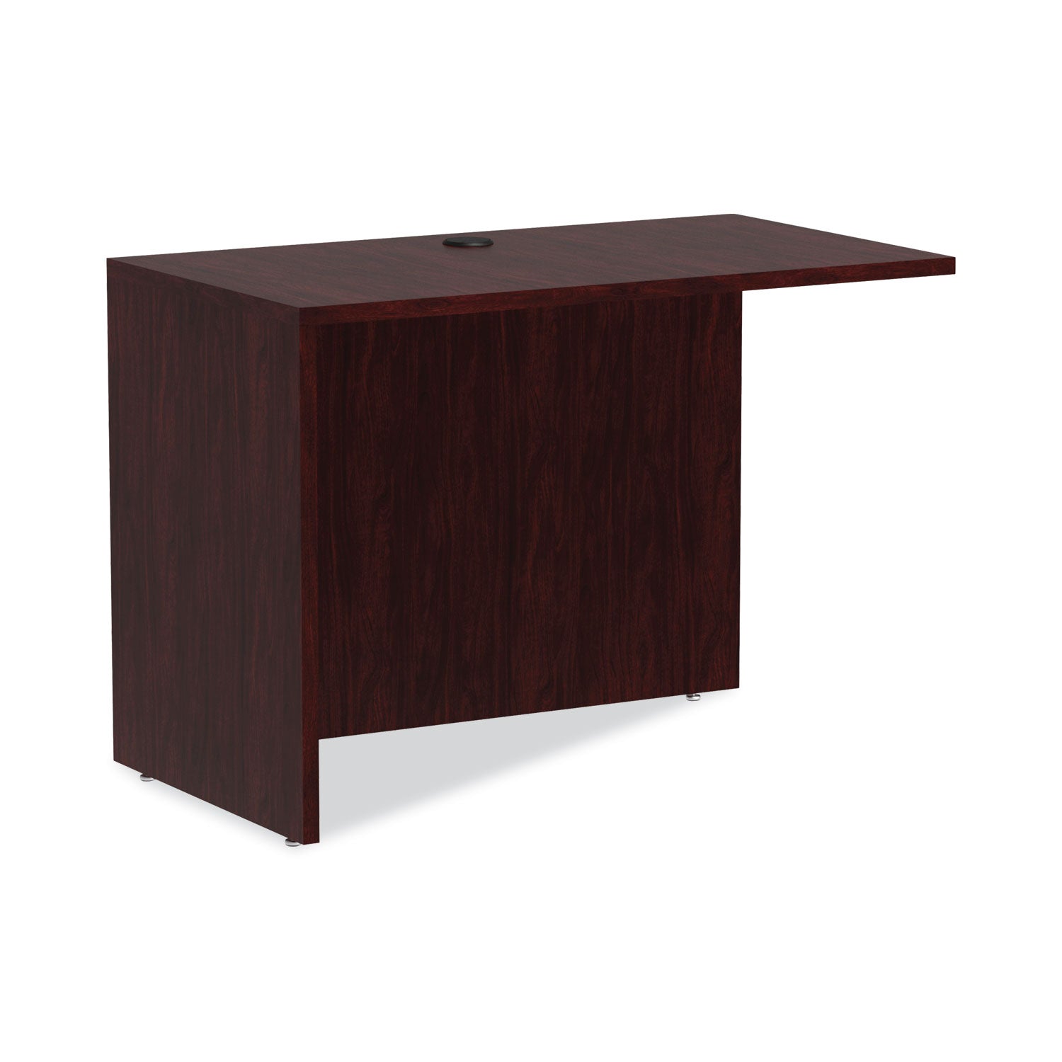 Alera® Alera Valencia Series Reversible Return/Bridge Shell, 42w x 23.63d x 29.5h. Mahogany