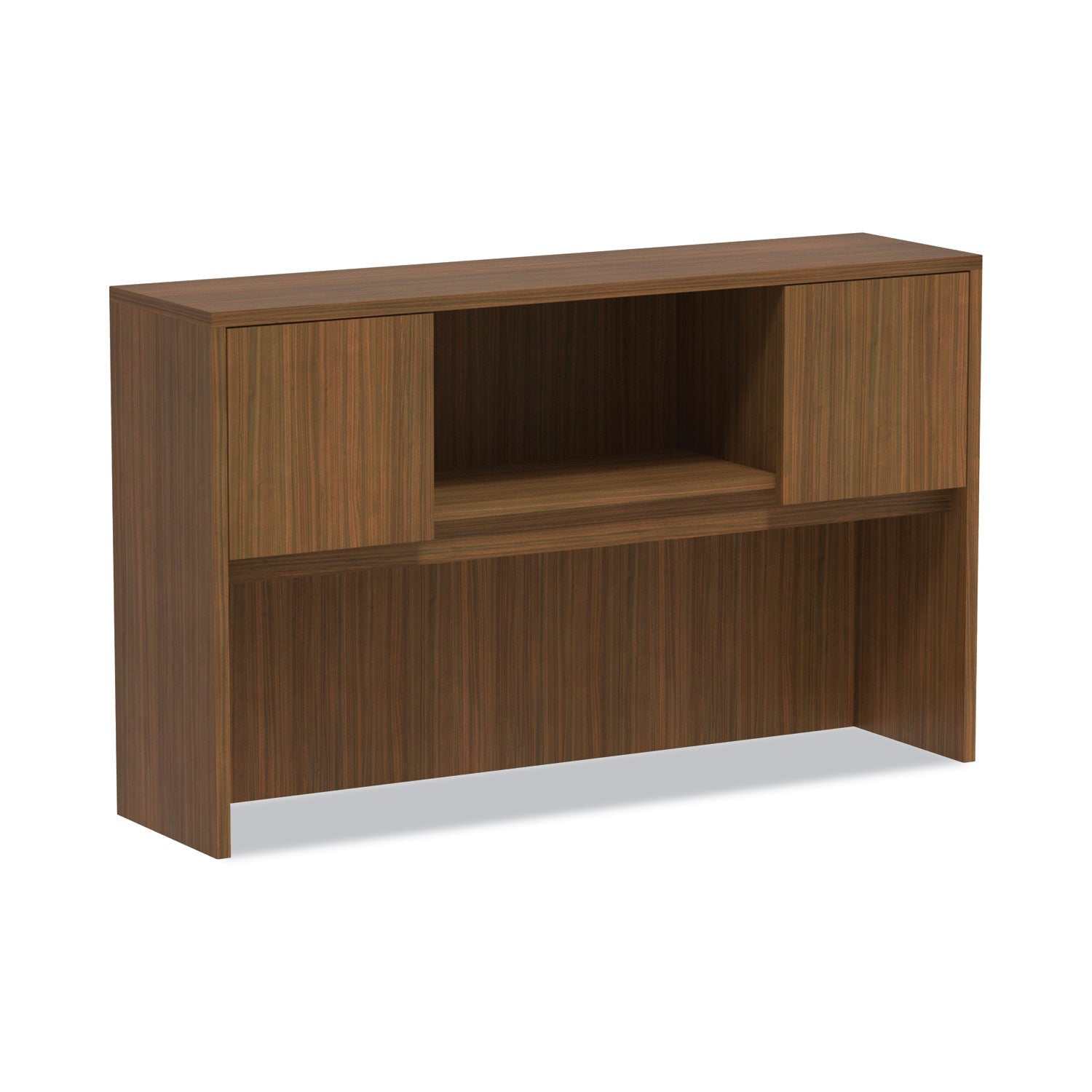 Valencia Series Hutch with Doors | Modern Walnut