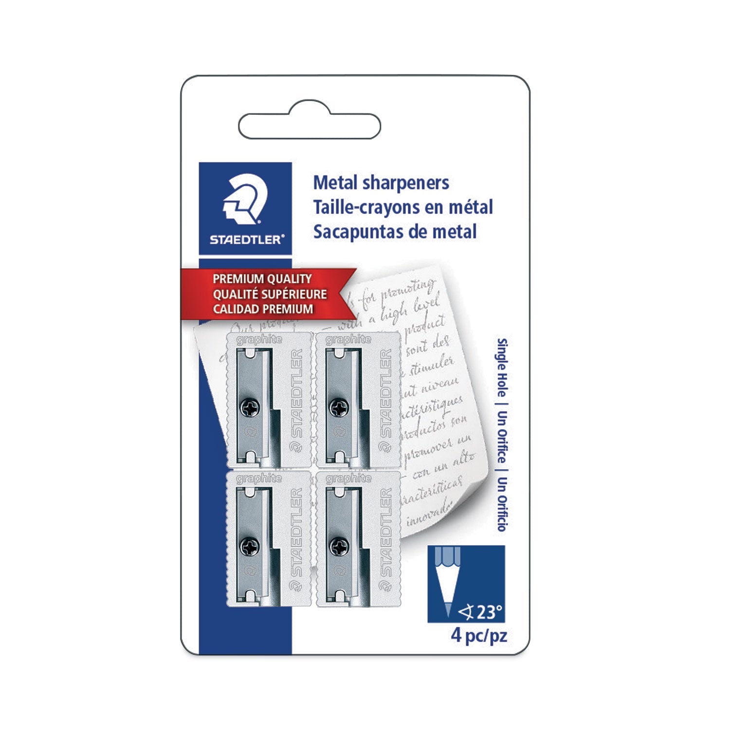 Metal Pencil Sharpener | Staedtler® Handheld 4pk