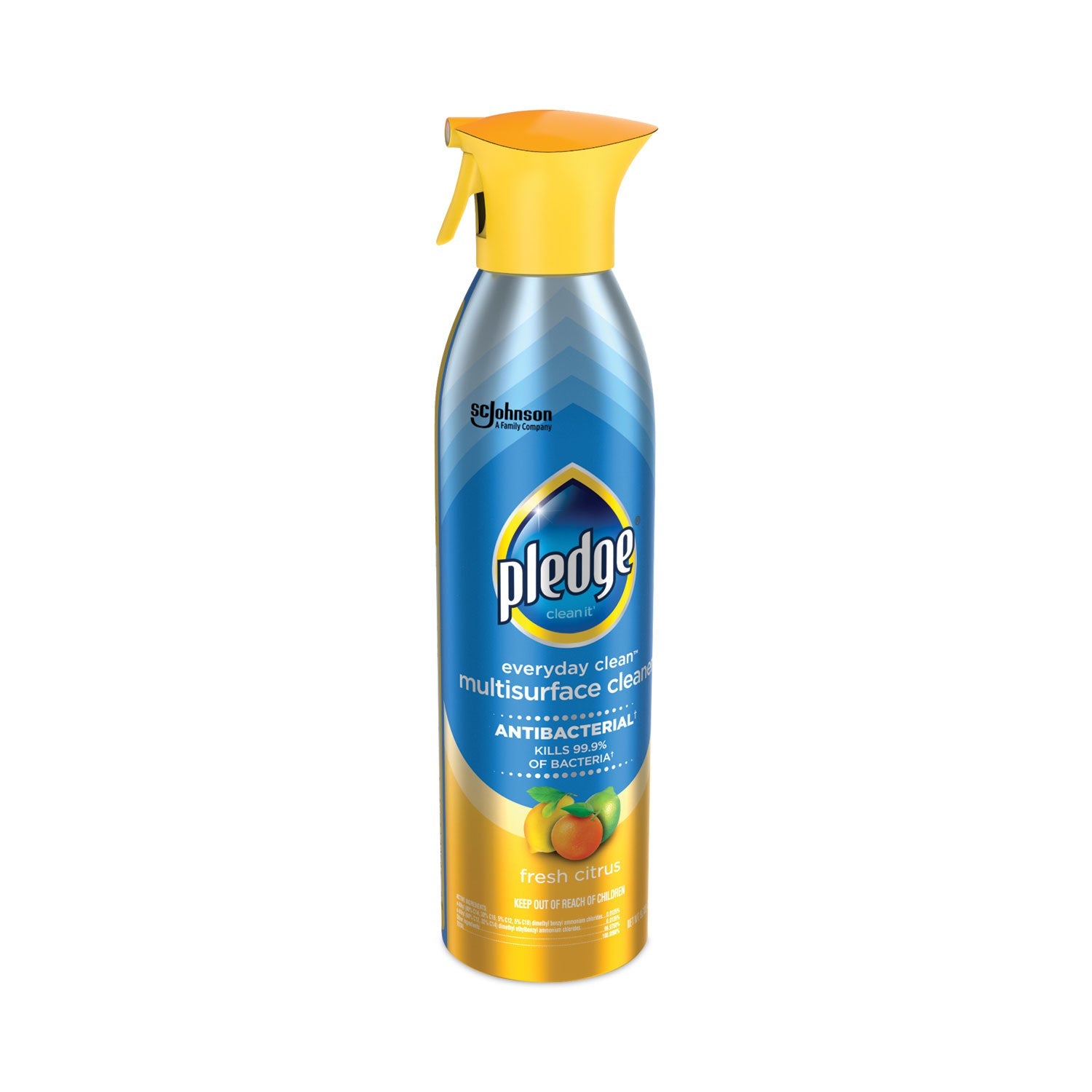 Pledge® Multi Surface Antibacterial Everyday Cleaner, 9.7 Oz Aerosol Spray