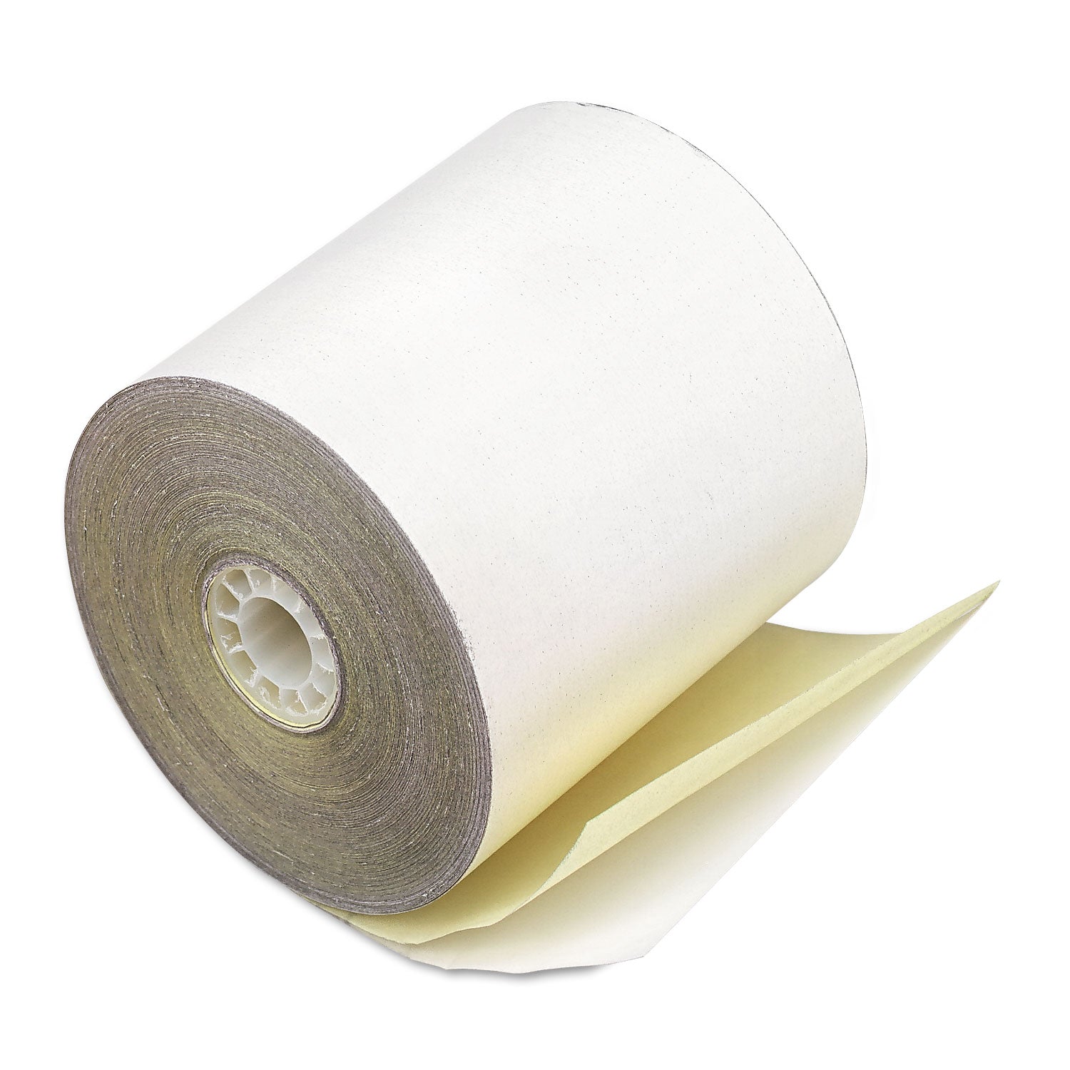 Iconex™ Impact Printing Carbonless Paper Rolls, 2.25" X 70 Ft, White/canary, 50/carton
