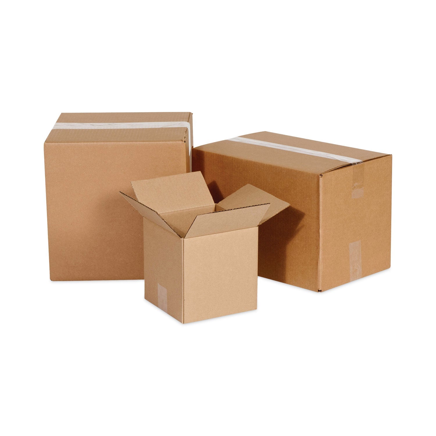 The Packaging Wholesalers® Shipping Boxes, Regular Slotted Container (RSC), 12" x 12" x 24", Brown Kraft, 25/Bundle - Bloom Skins