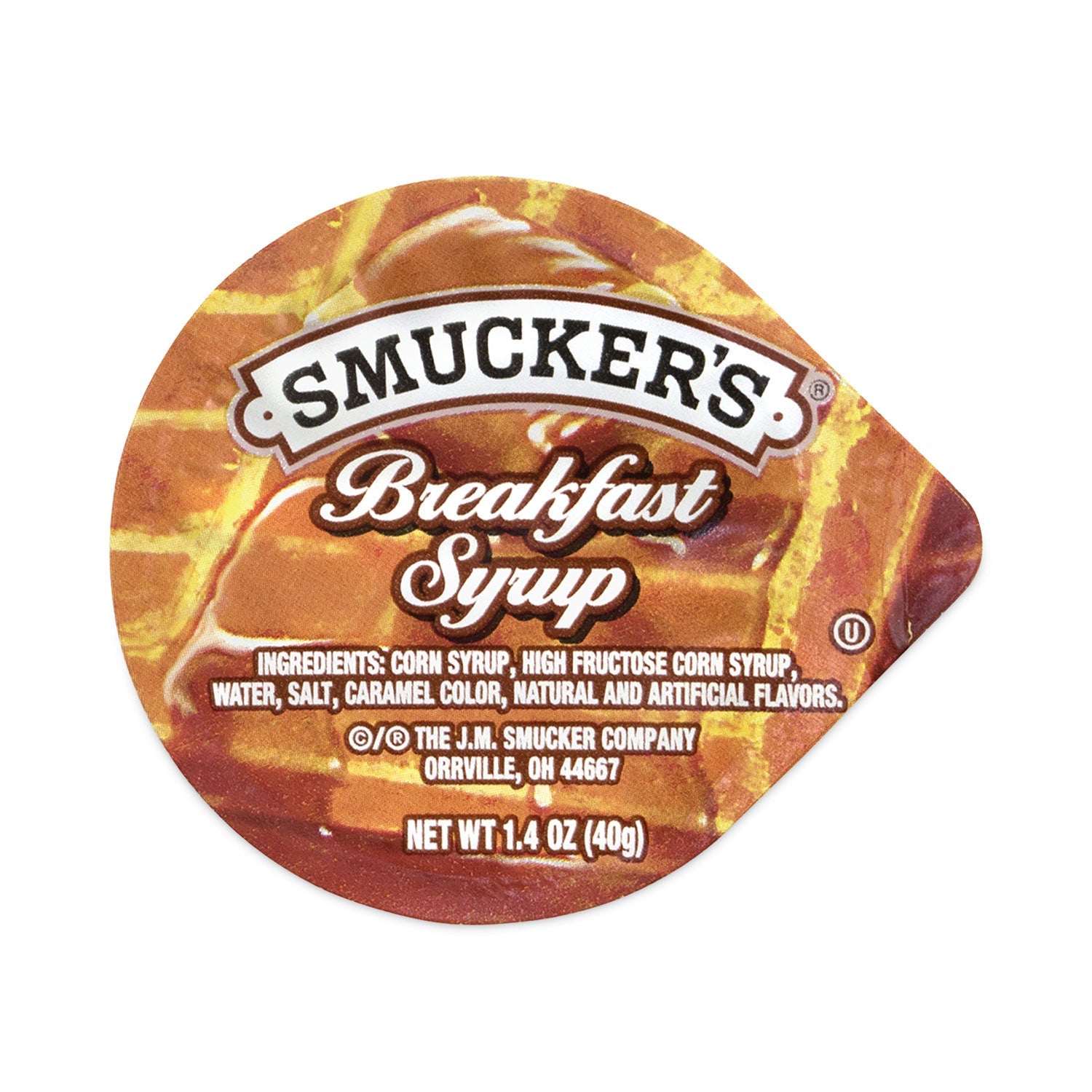 Smucker's® Breakfast Syrup Single Serve Packs, 1.4 oz Mini-Tub, 100/Carton
