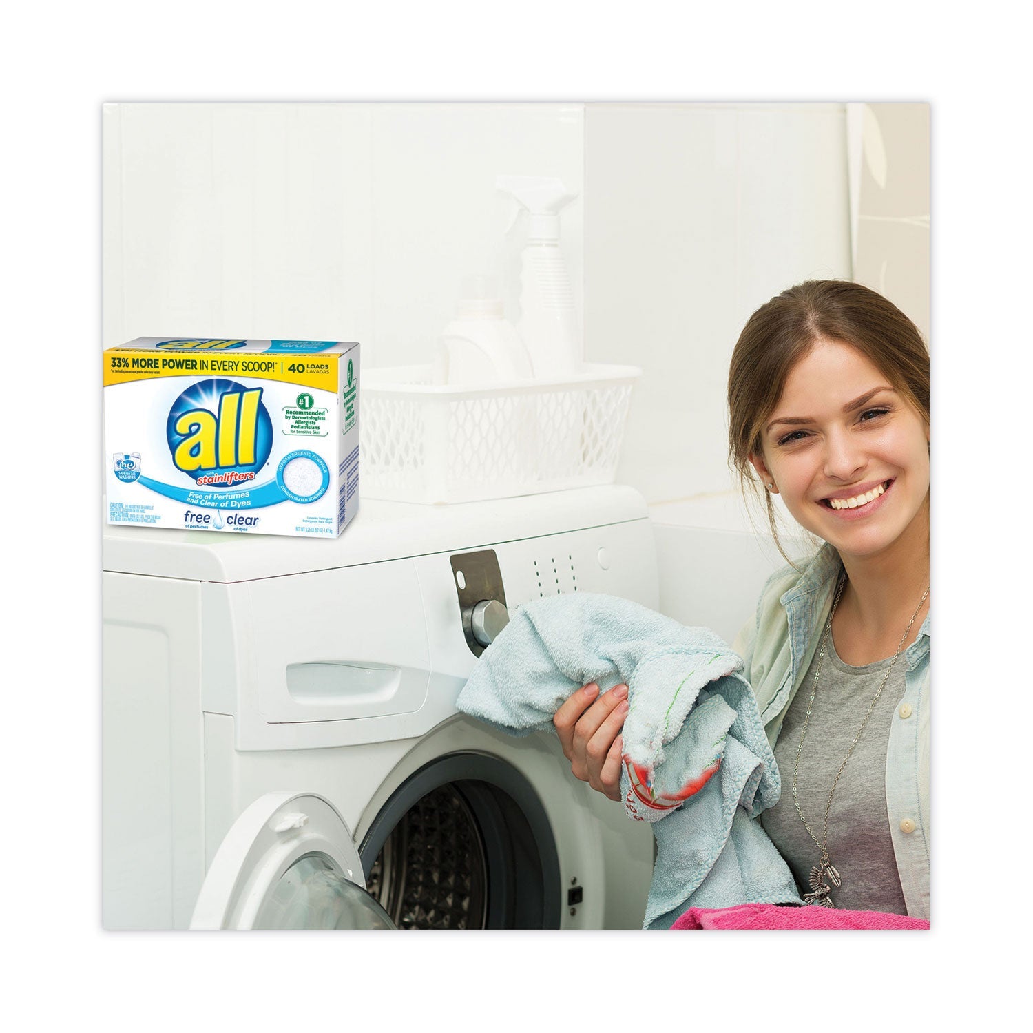 All® All-Purpose Powder Detergent, 52 Oz Box