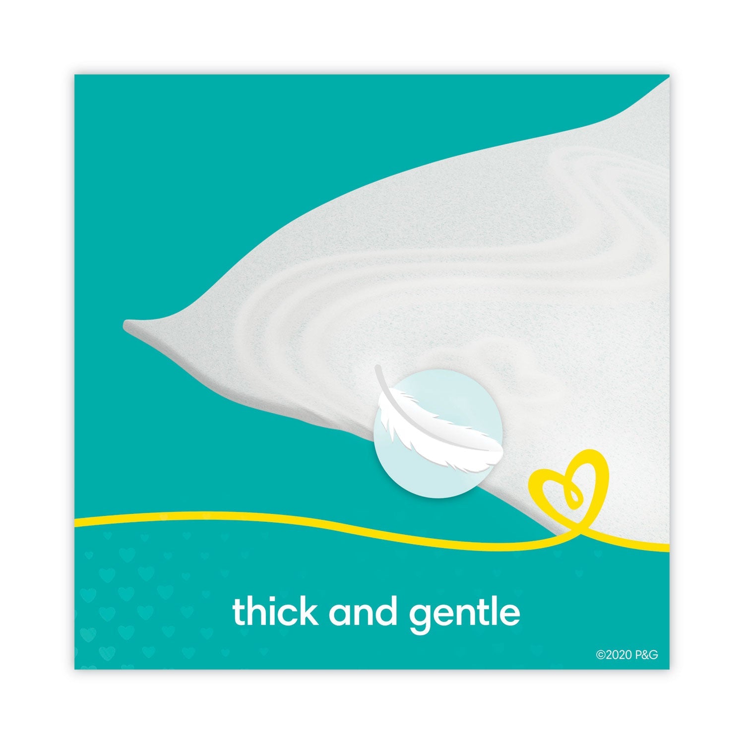 Pampers® Sensitive Baby Wipes, 1-Ply, 6.8 x 7,  Unscented, White, 56/Pack