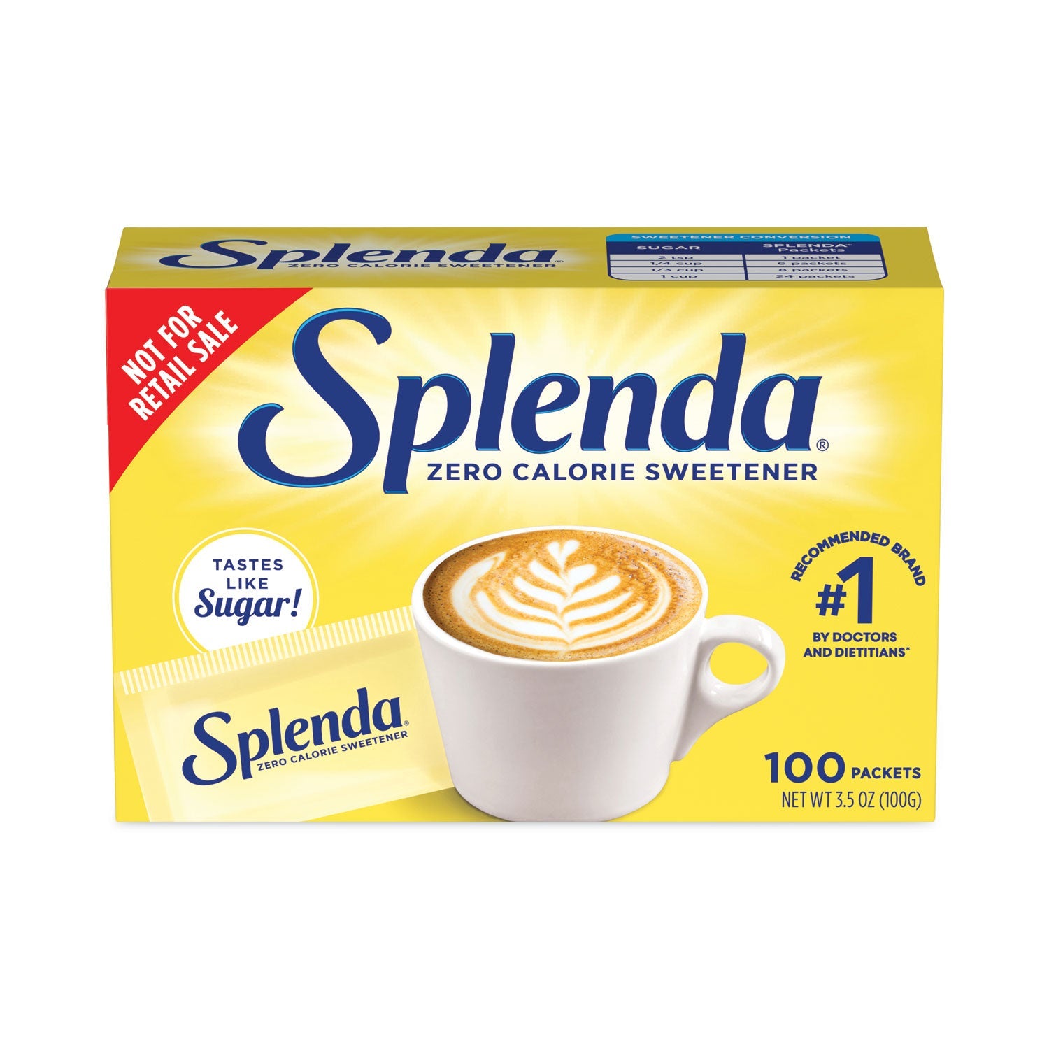 No Calorie Sweetener | Splenda®, 100 Packets/Box