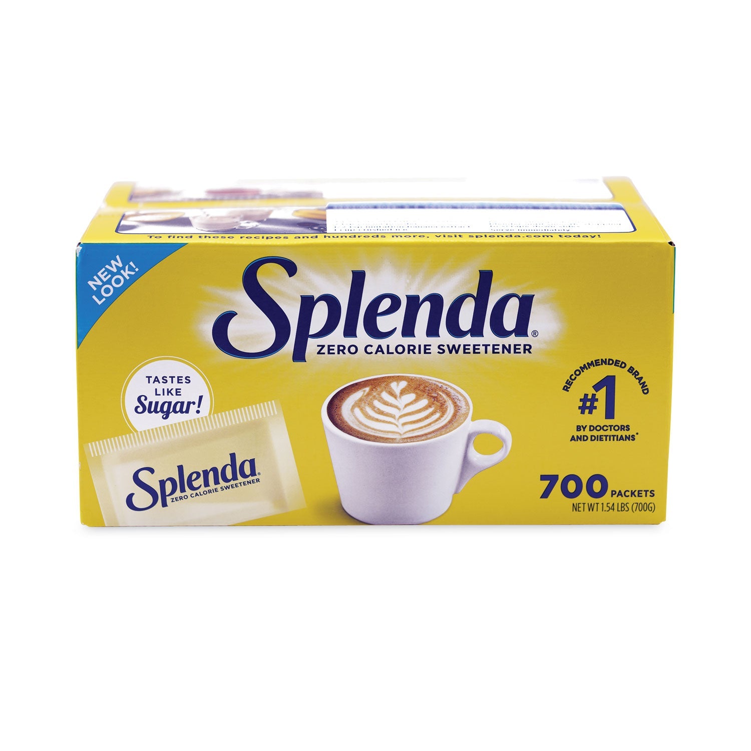 Splenda® No Calorie Sweetener, 1 g Packet, 700/Box