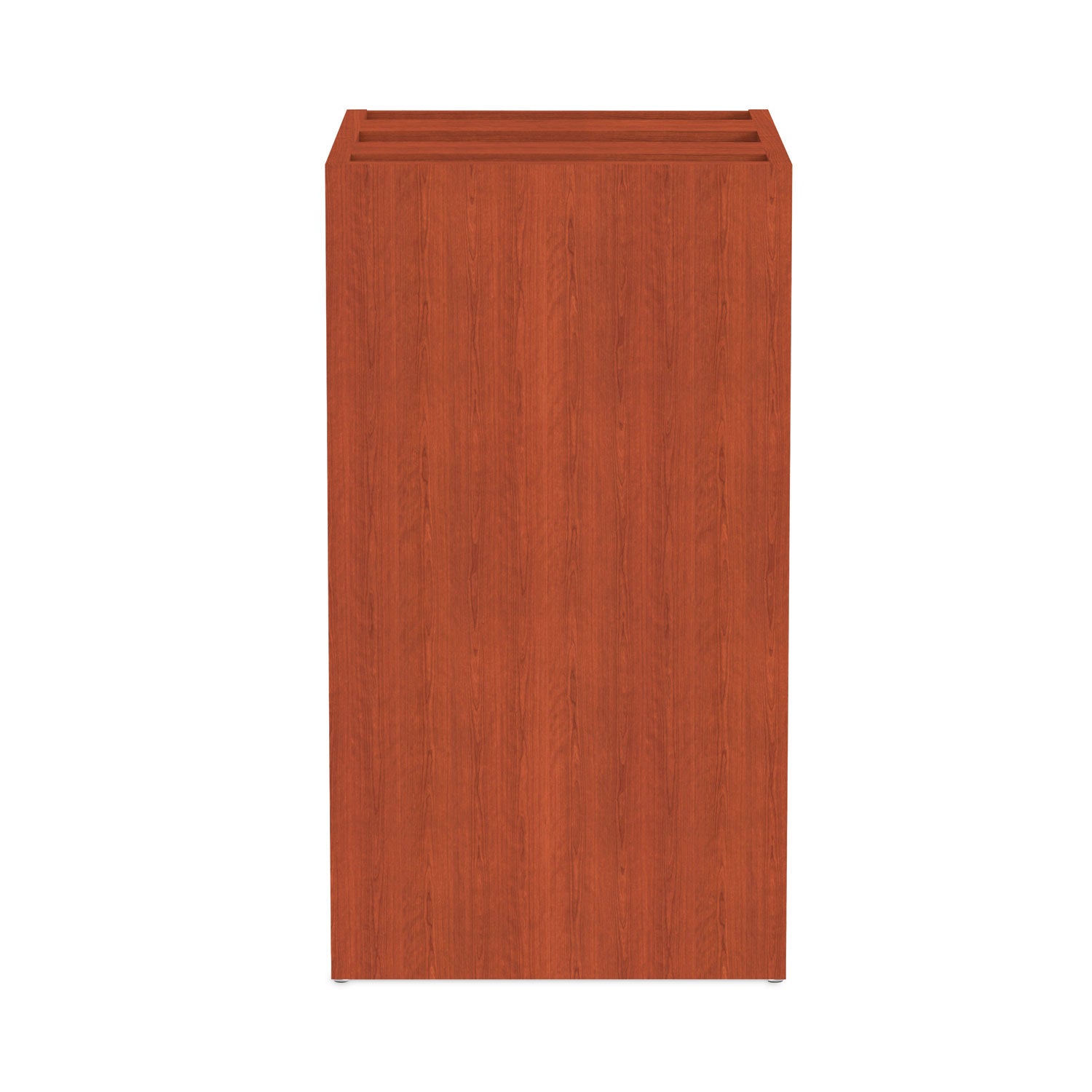 Alera® Alera Valencia Series Full Pedestal File, Left/right, 3-Drawers: Box/box/file, Legal/letter, Cherry, 15.63" X 20.5" X 28.5"