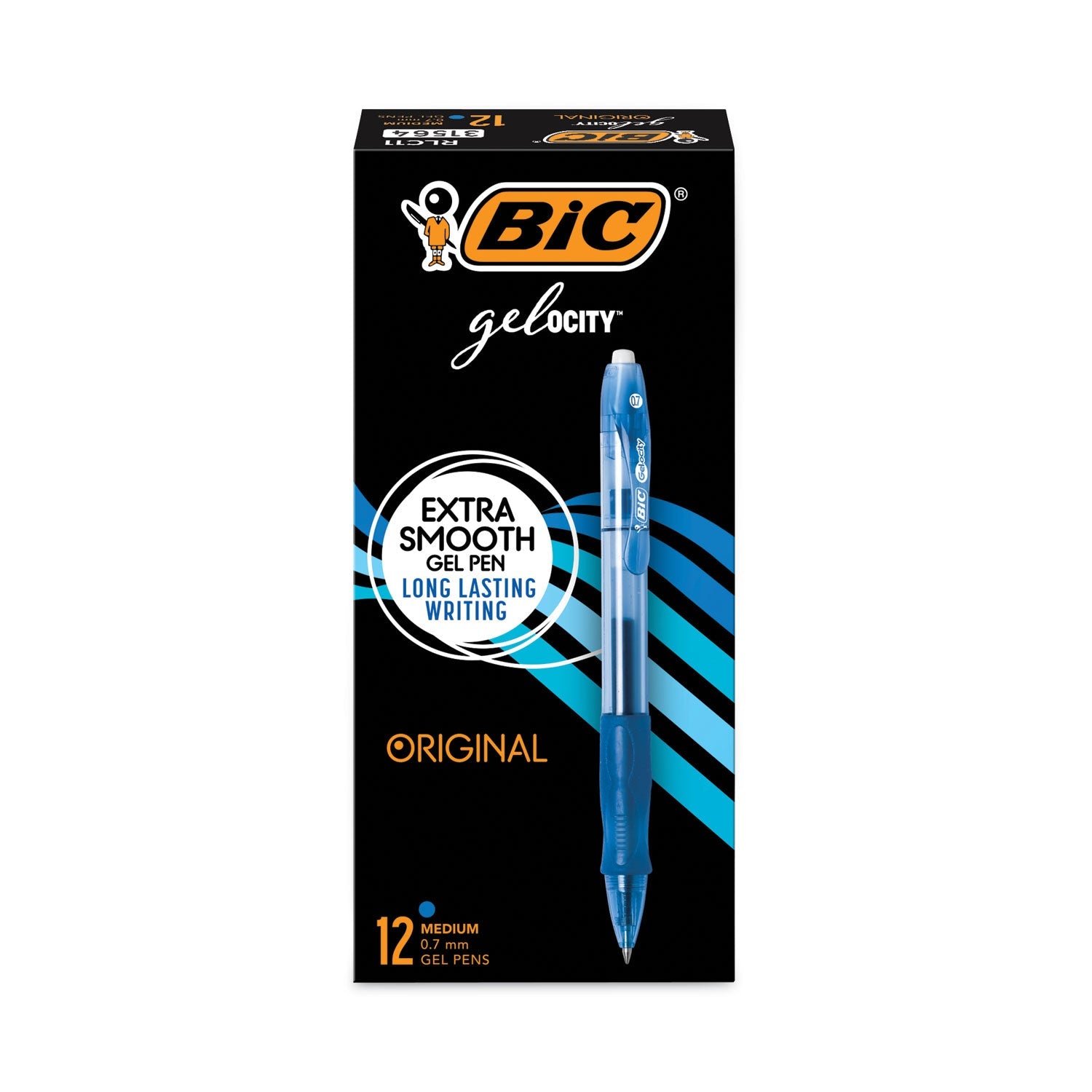 Gel-Ocity Gel Pen | Retractable Blue | Dozen