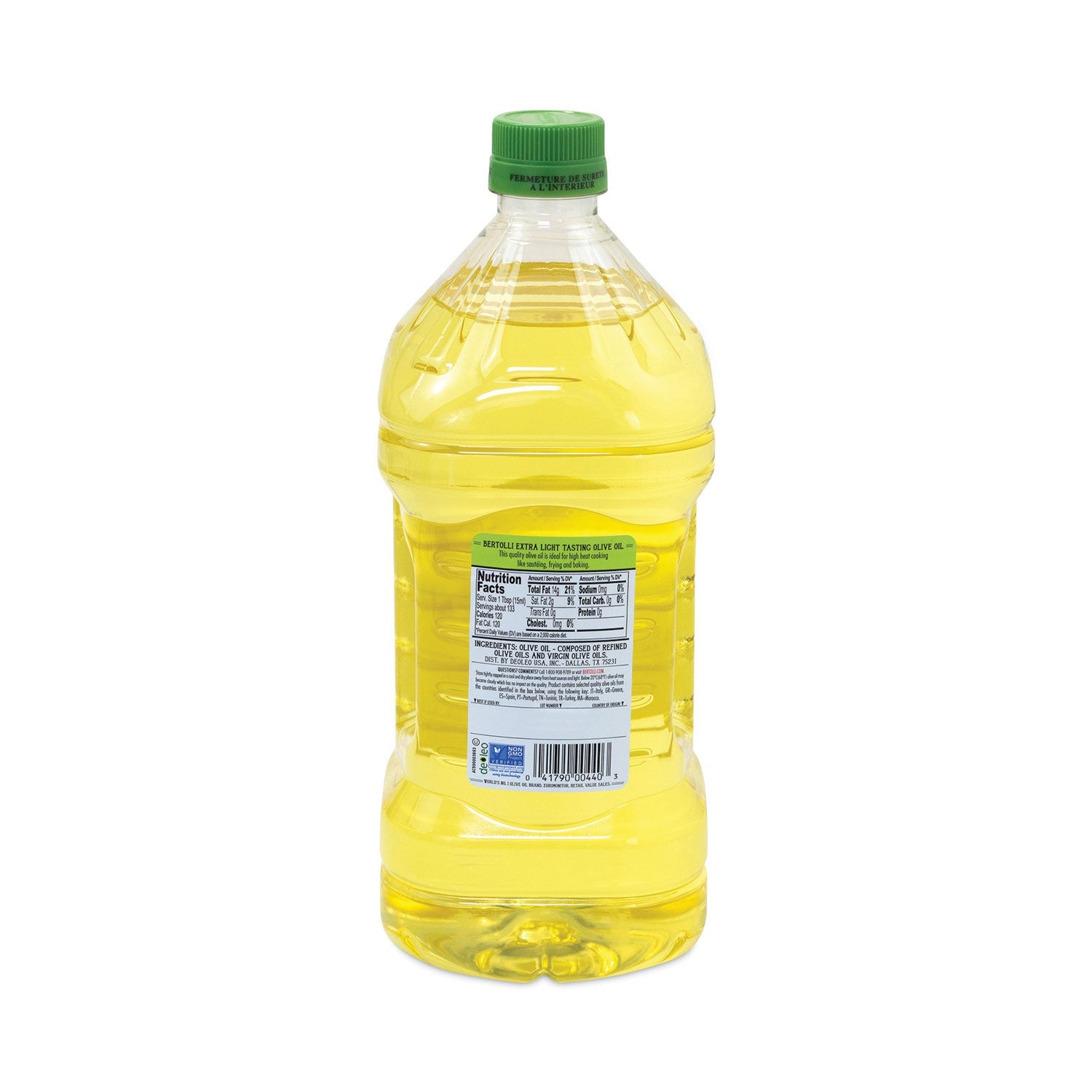 Bertolli® Extra Light Tasting Olive Oil, 2 L Bottle