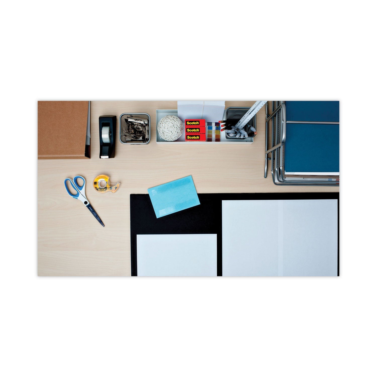 Scotch® Double-Sided Permanent Tape In Handheld Dispenser, 1" Core, 0.5" X 20.83 Ft, Clear