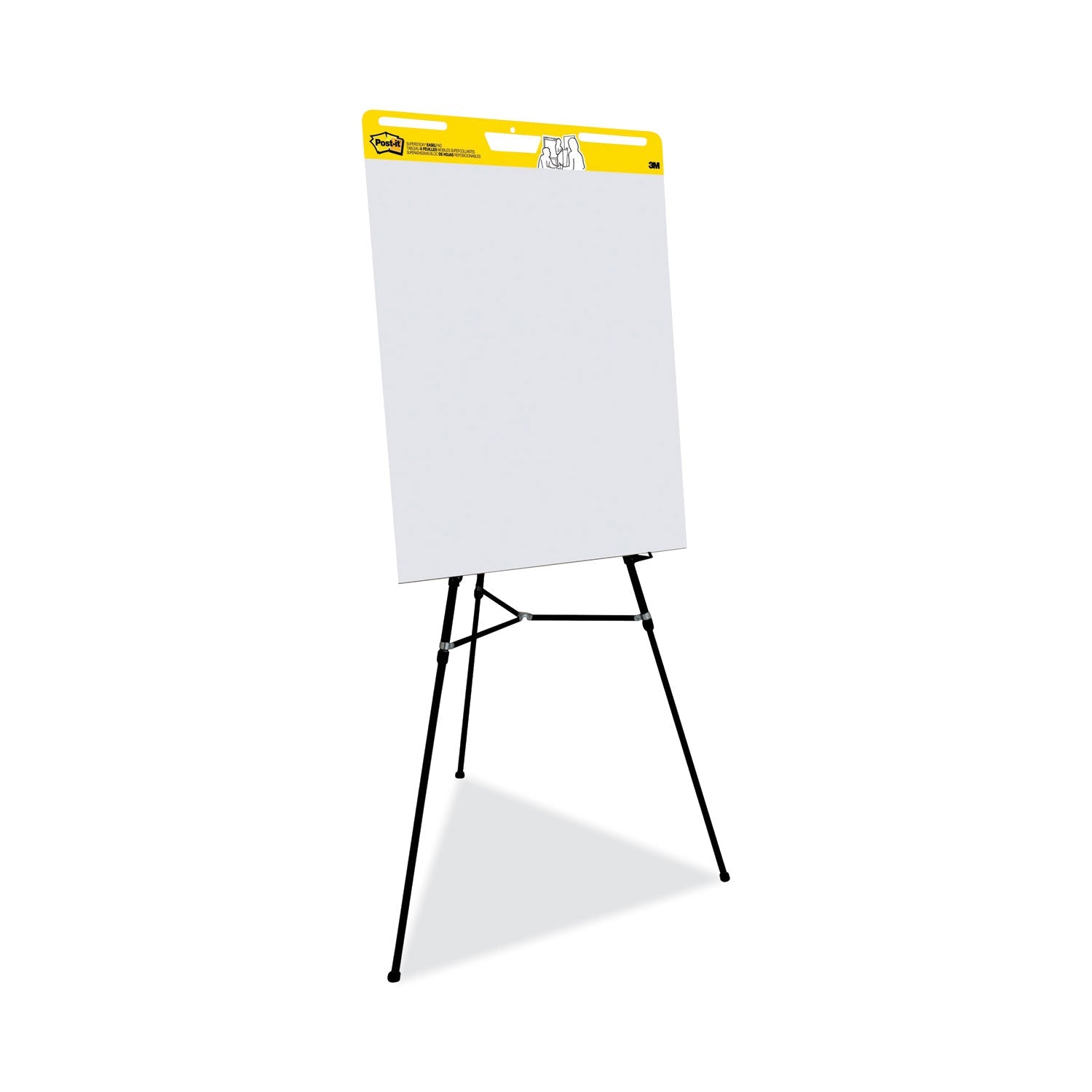 Post-it® Easel Pads Super Sticky Vertical-Orientation Self-Stick Easel Pads, Quadrille Rule (1 sq/in), 25 x 30, White, 30 Sheets, 2/Carton