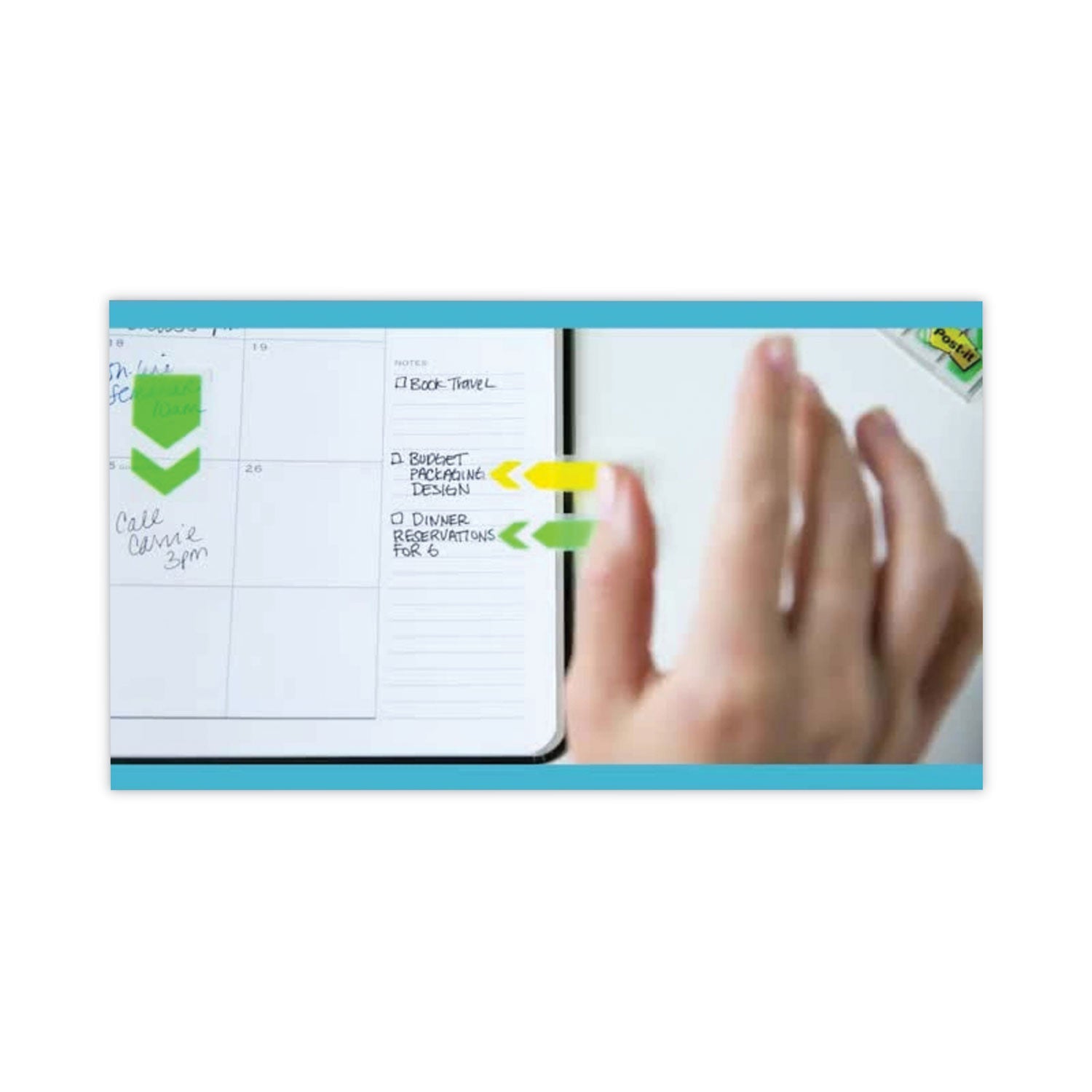 Post-it® Flags Marking Page Flags in Dispensers, Yellow, 50 Flags/Dispenser, 12 Dispensers/Box
