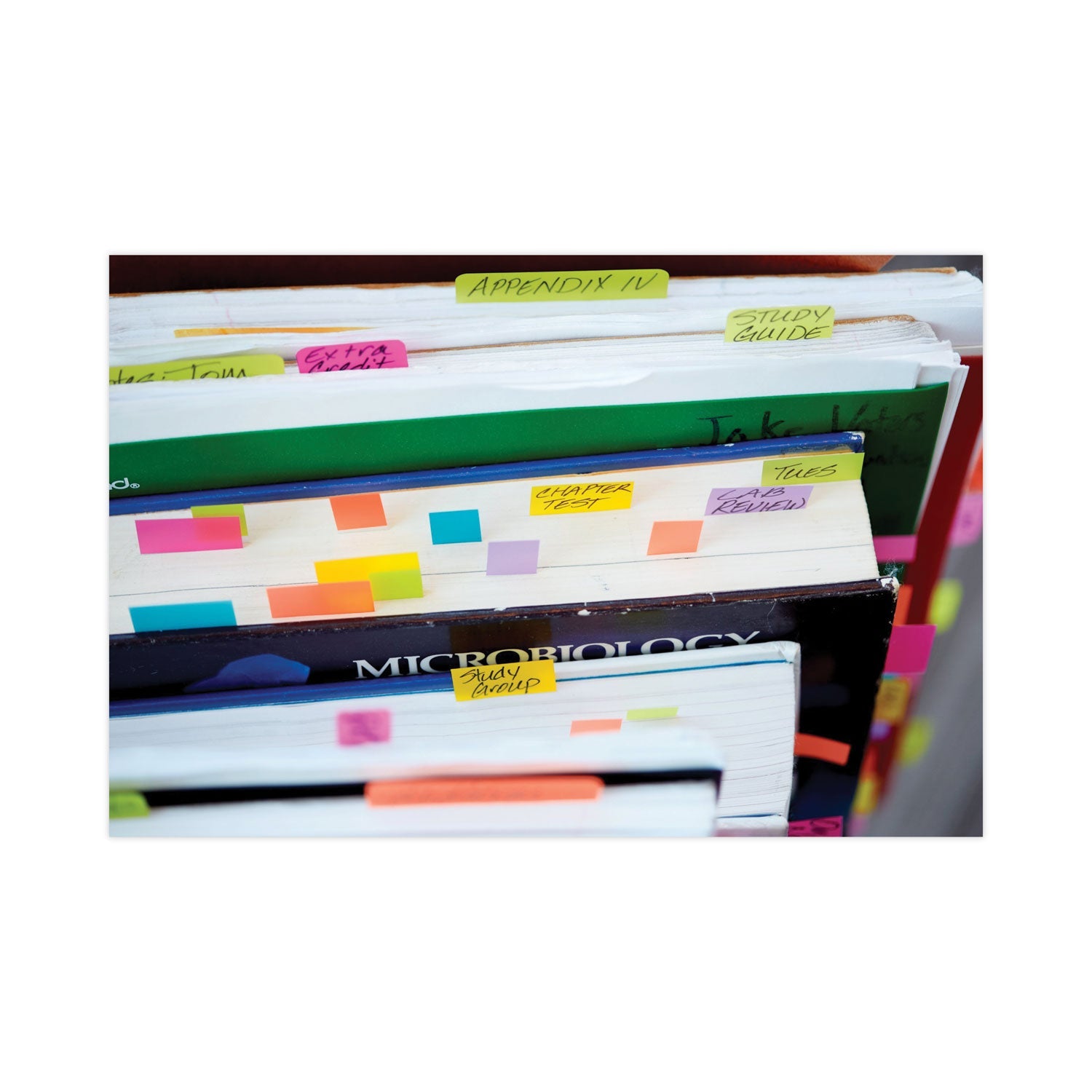 Post-it® Flags 0.5" and 1" Page Flag Value Pack, Nine Assorted Colors, 320/Pack