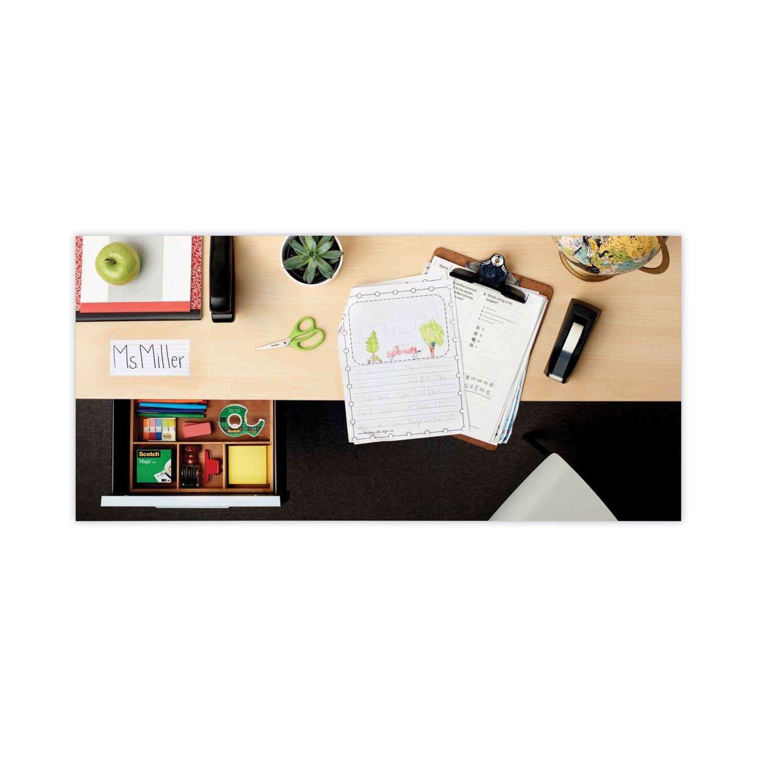 Scotch® Magic Tape Desktop Dispenser Value Pack, 1" Core, 0.75" X 83.33 Ft, Clear, 6/pack
