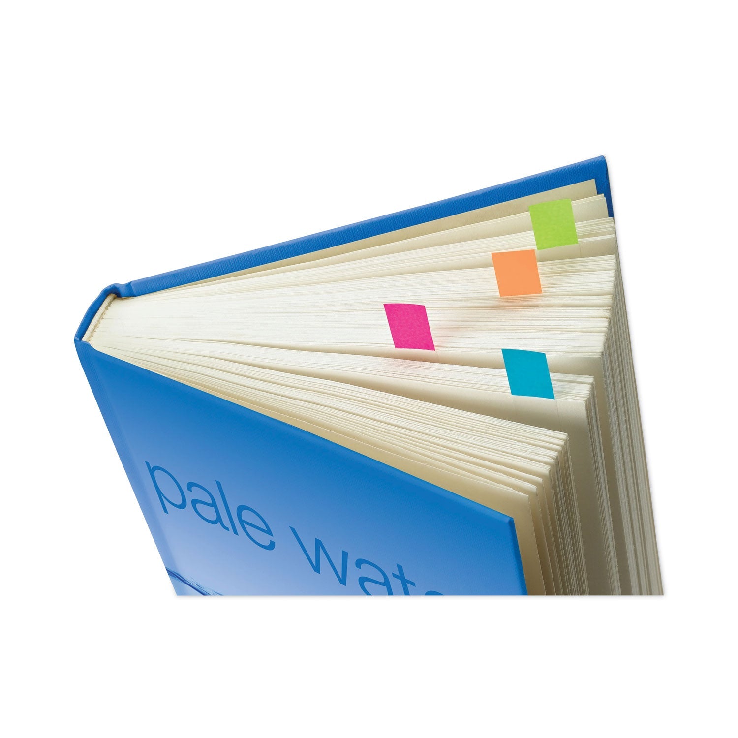 Post-it® Flags Small Page Flags in Dispensers, 0.5 x 1.75, Four Colors, 35/Color, 4 Dispensers/Pack