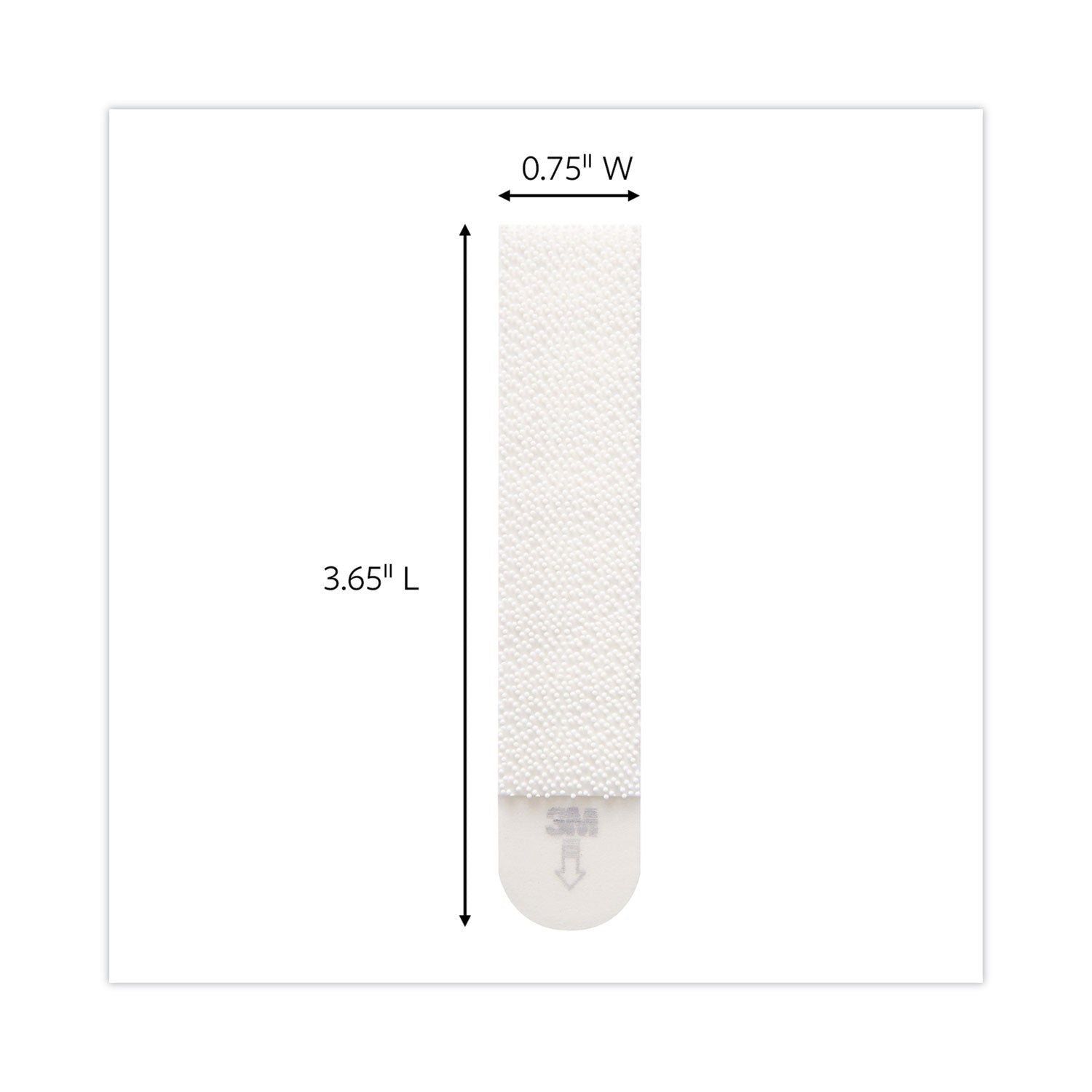 Command™ Picture Hanging Strips, Removable, Holds Up To 4 Lbs Per Pair, 0.5 X 3.63, White, 4 Pairs/pack