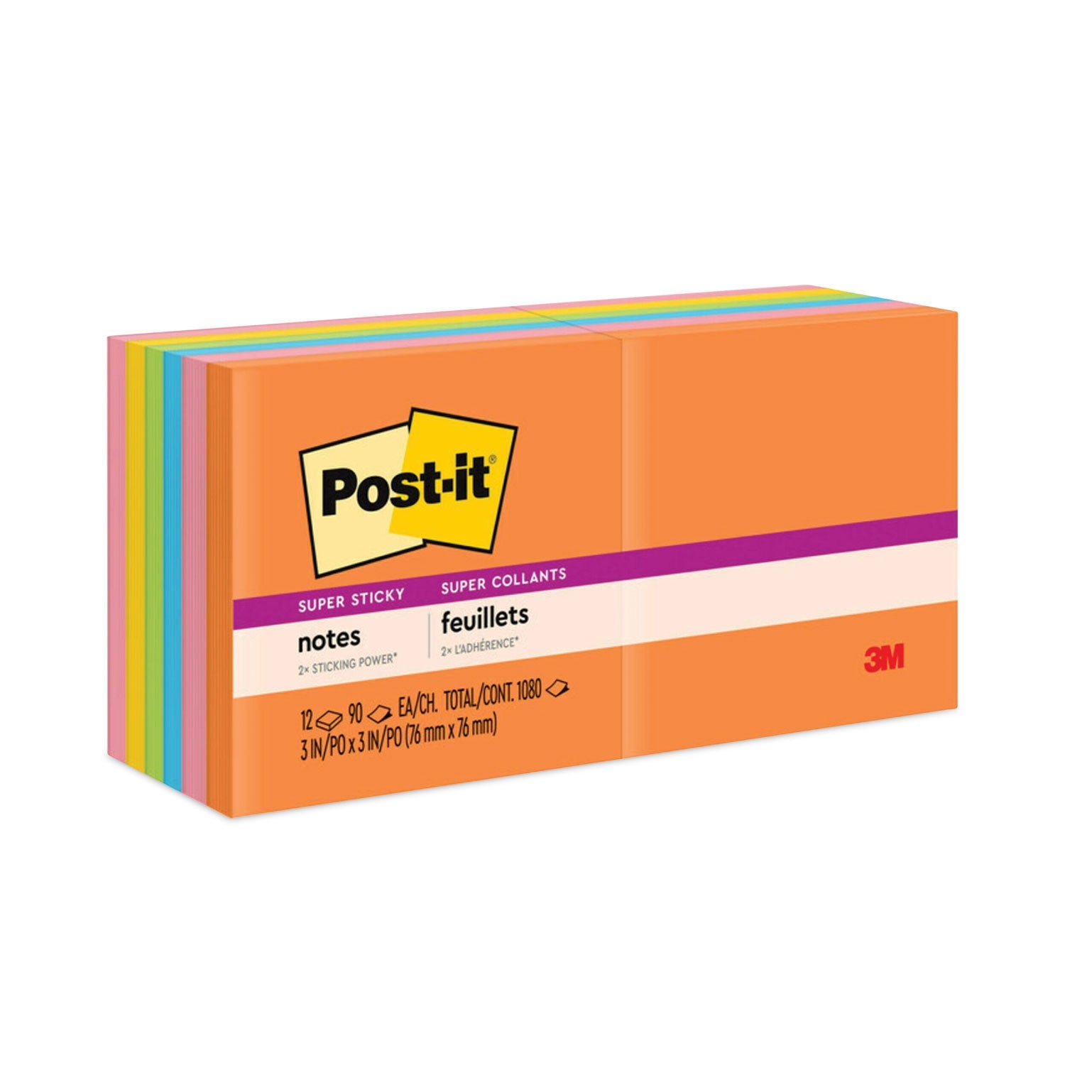 Post-it Notes Super Sticky Pads | Energy Boost