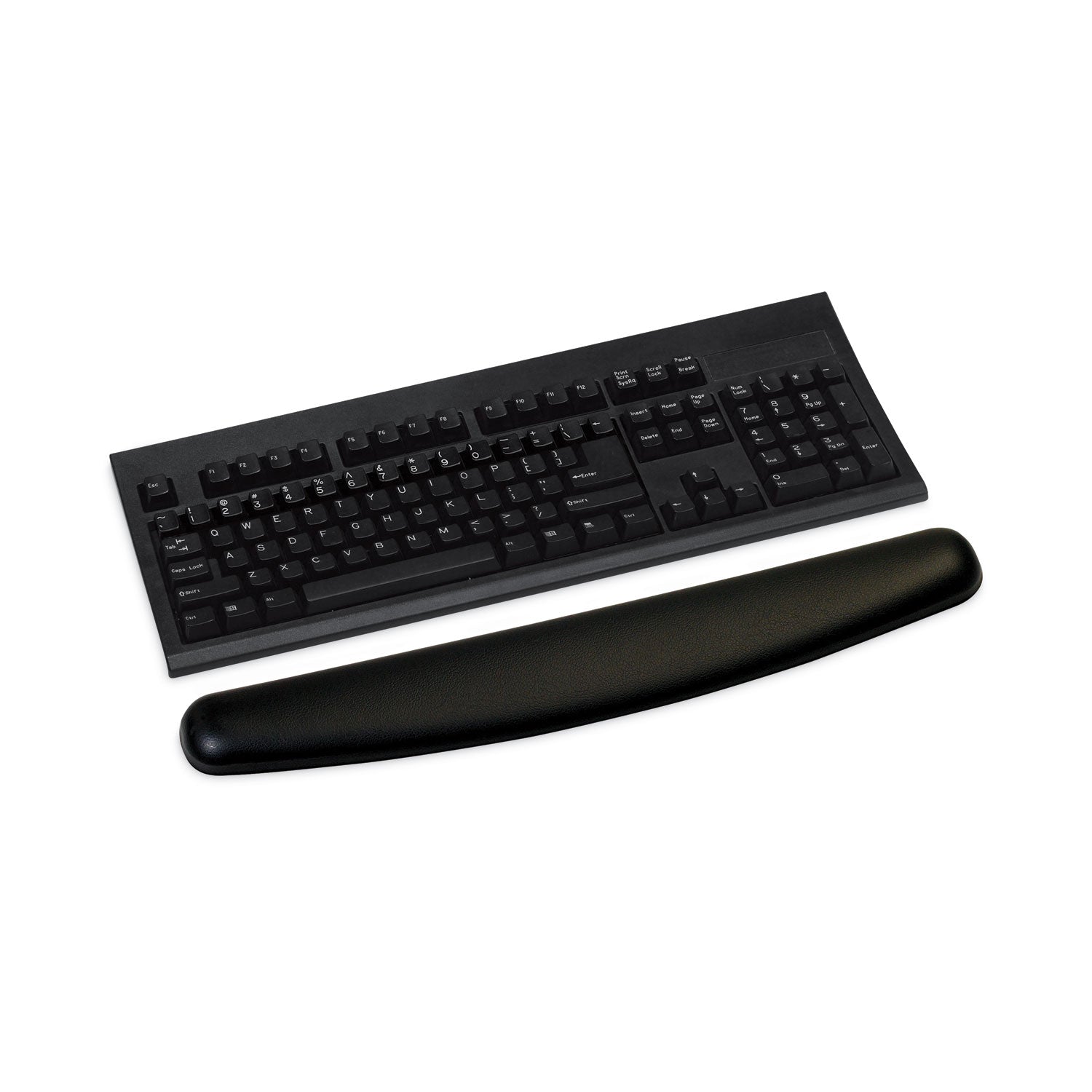 3M™ Antimicrobial Gel Compact Keyboard Wrist Rest, 18 x 2.75, Black