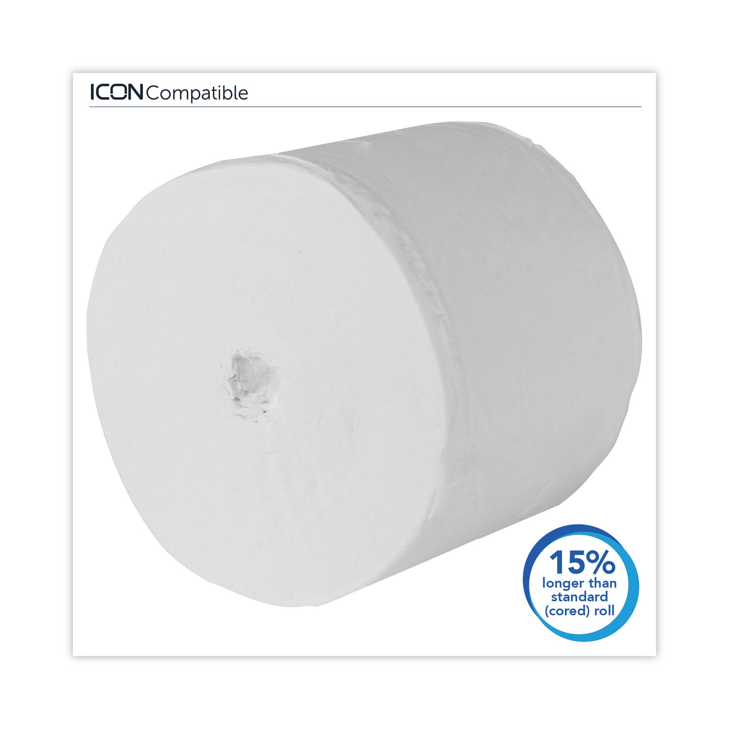 Scott® Essential Extra Soft Coreless Standard Roll Bath Tissue, Septic Safe, 2-Ply, White, 800 Sheets/roll, 36 Rolls/carton