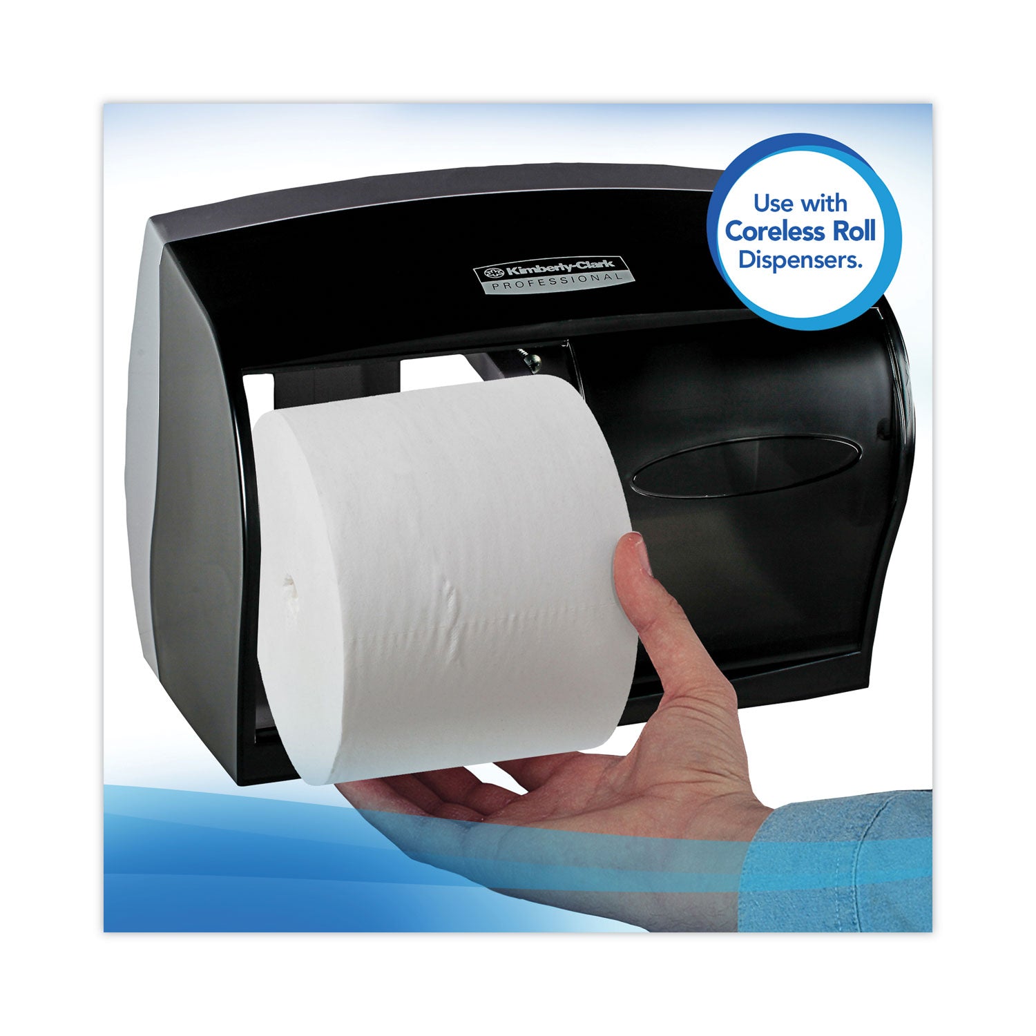Scott® Essential Extra Soft Coreless Standard Roll Bath Tissue, Septic Safe, 2-Ply, White, 800 Sheets/roll, 36 Rolls/carton