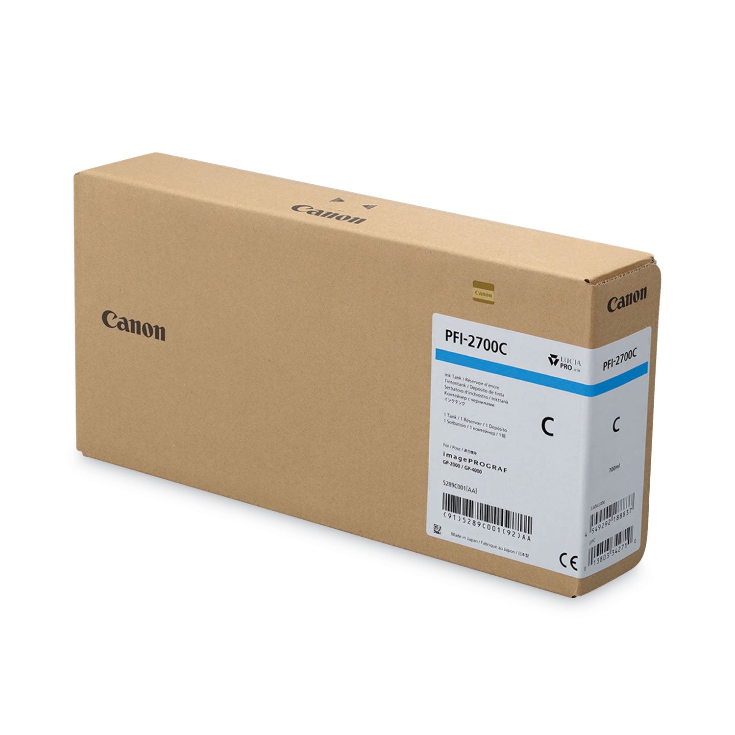 Canon® 5289C001AA (PFI-2700) Ink, Cyan