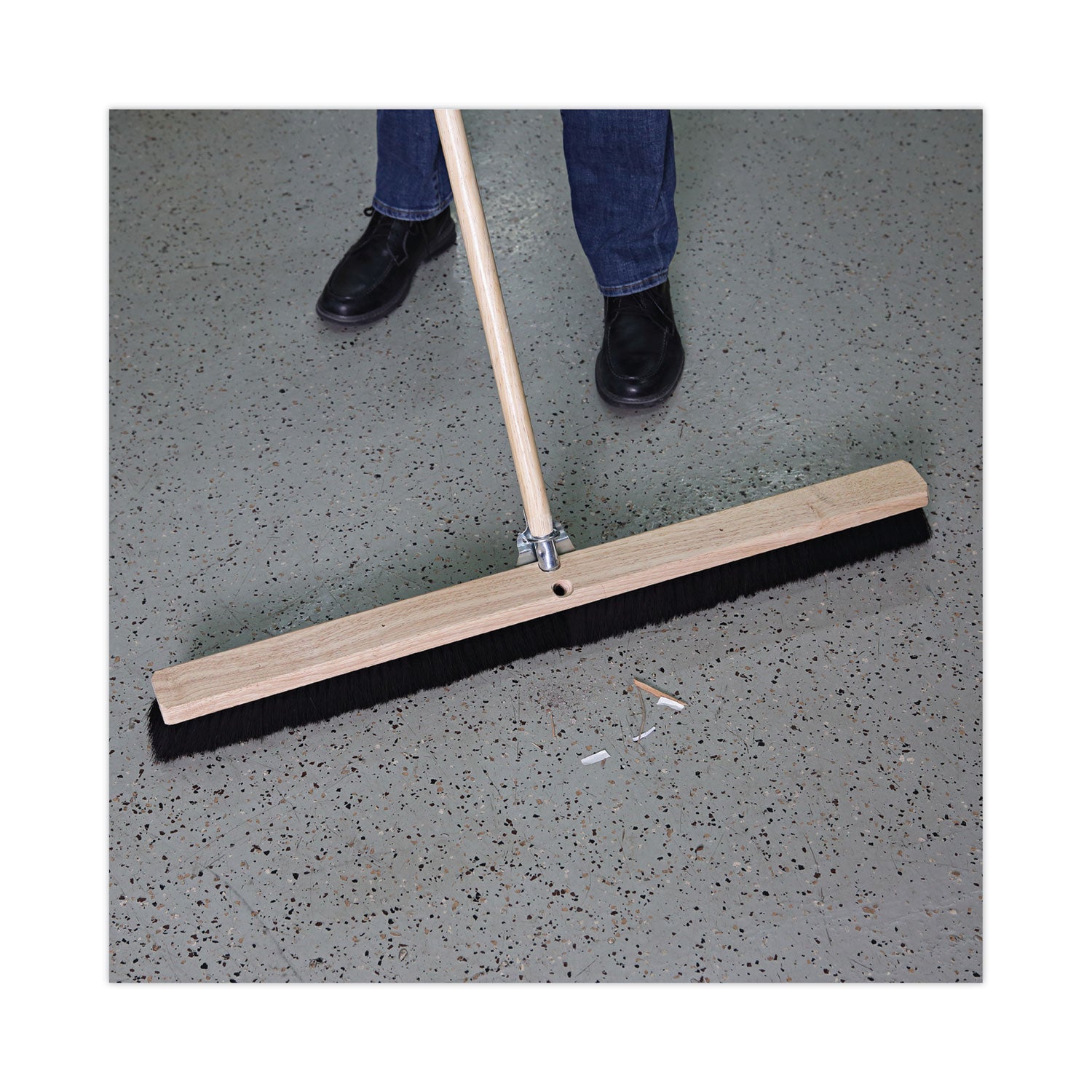 Boardwalk® Floor Brush Head, 2.5" Black Tampico Fiber Bristles, 36" Brush