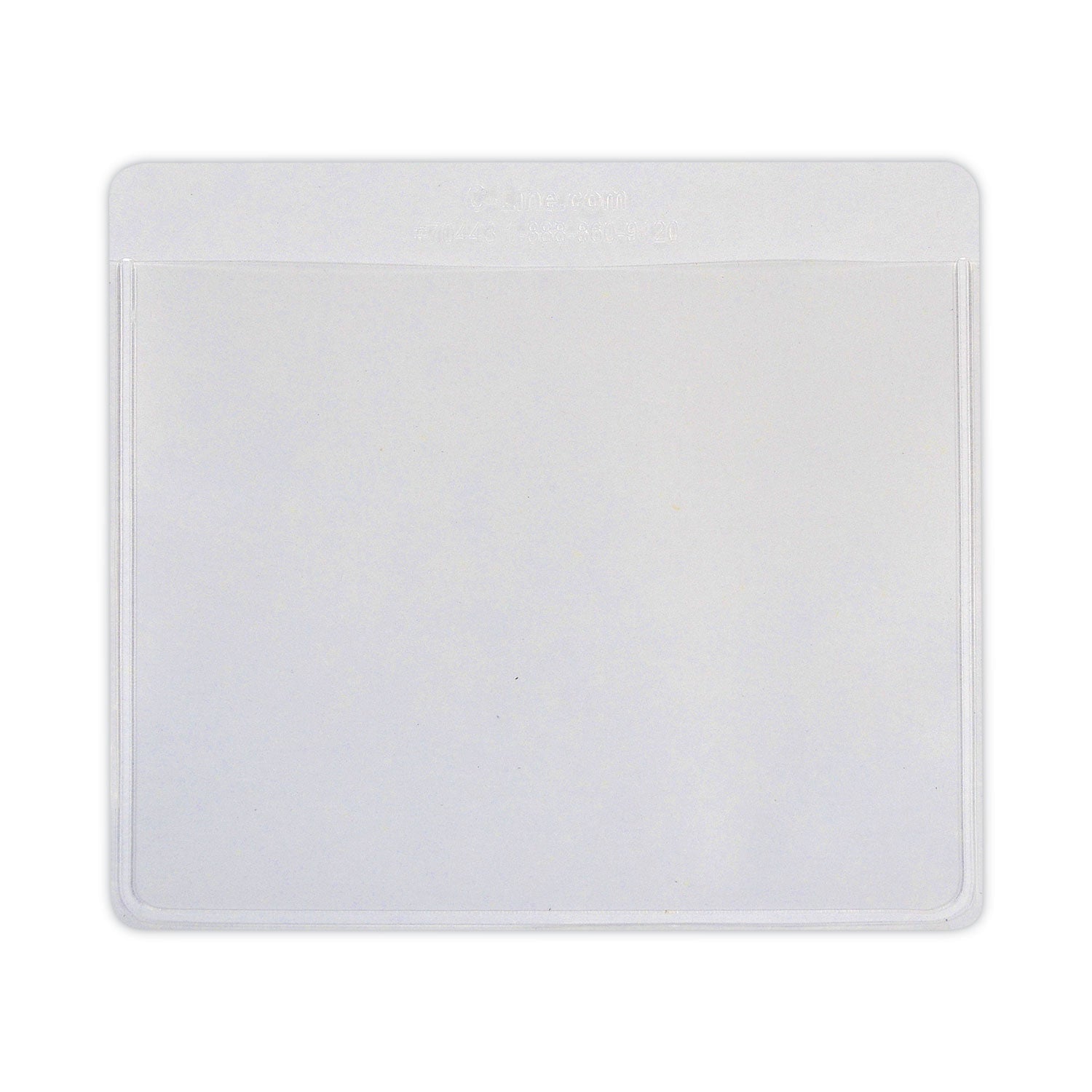 C-Line® Self-Adhesive Labeling Pockets, Top Load, 3.75 x 3, Clear, 25/Pack