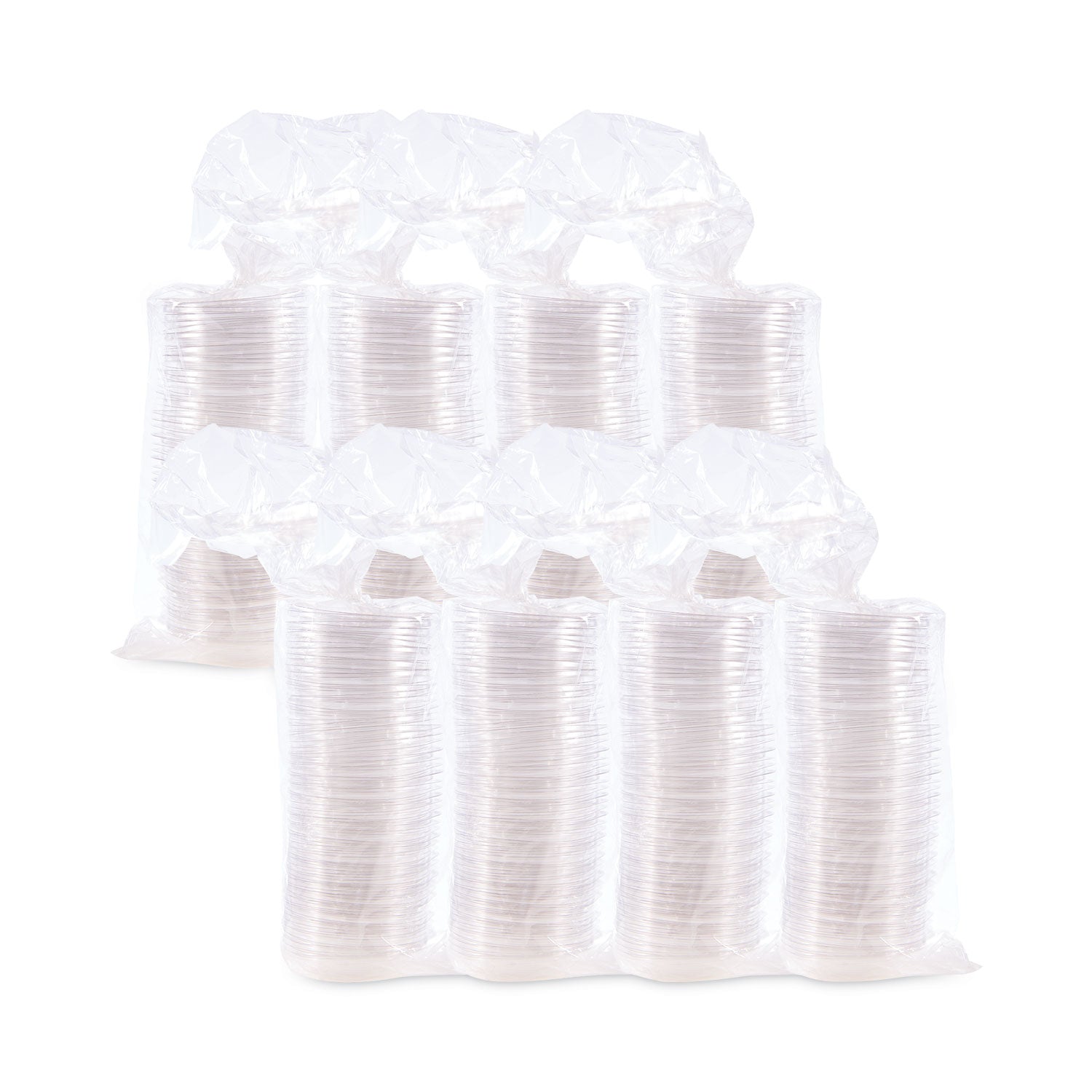 Dart® PresentaBowls Clear Dome Lids, 5.4" Diameter x 1.1" h, Plastic, 504/Carton - Bloom Skins