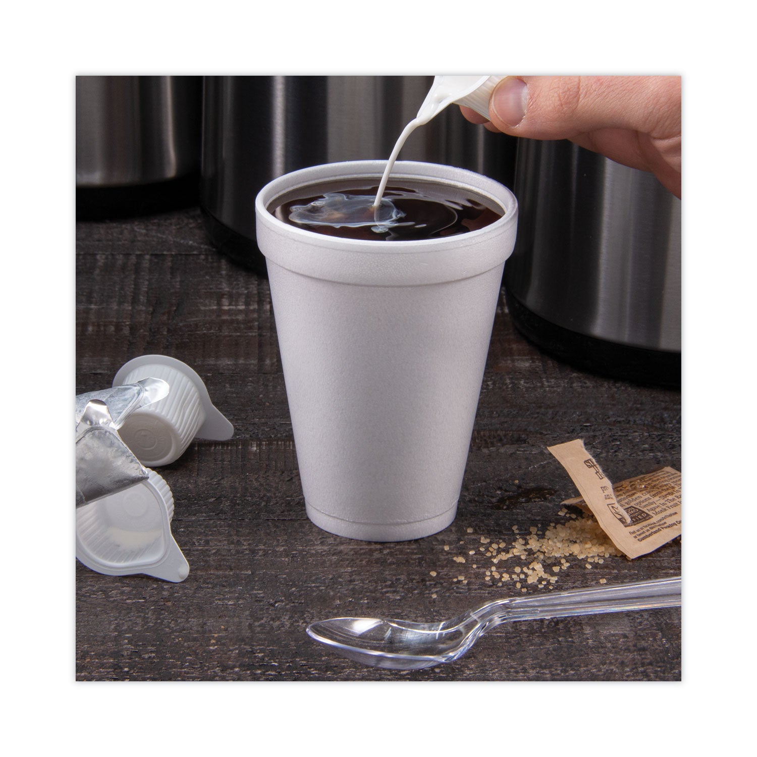 Dart® Foam Drink Cups, 12 Oz, White, 25/pack