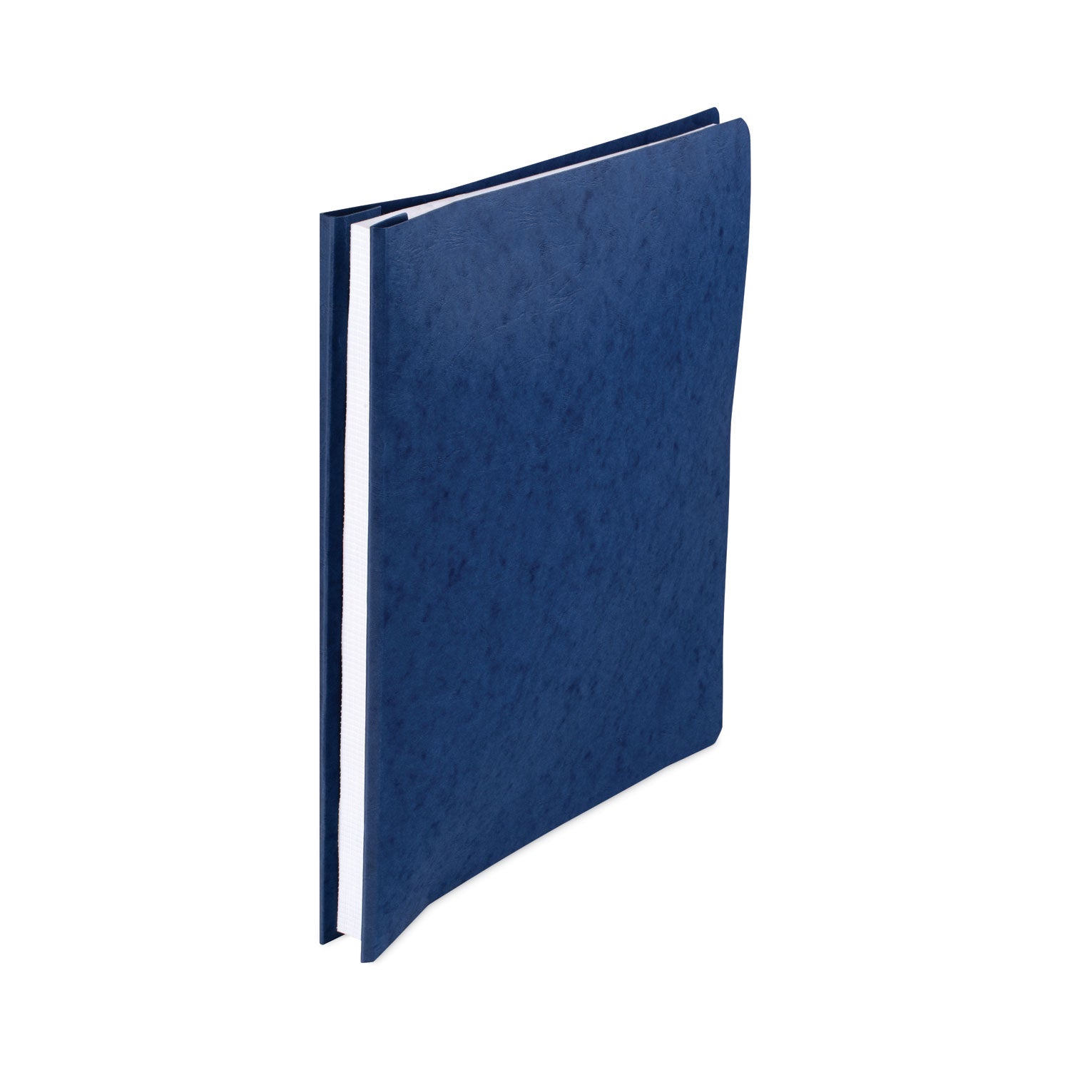 ACCO Presstex Covers With Storage Hooks, 2 Posts, 6" Capacity, 14.88 X 11, Dark Blue