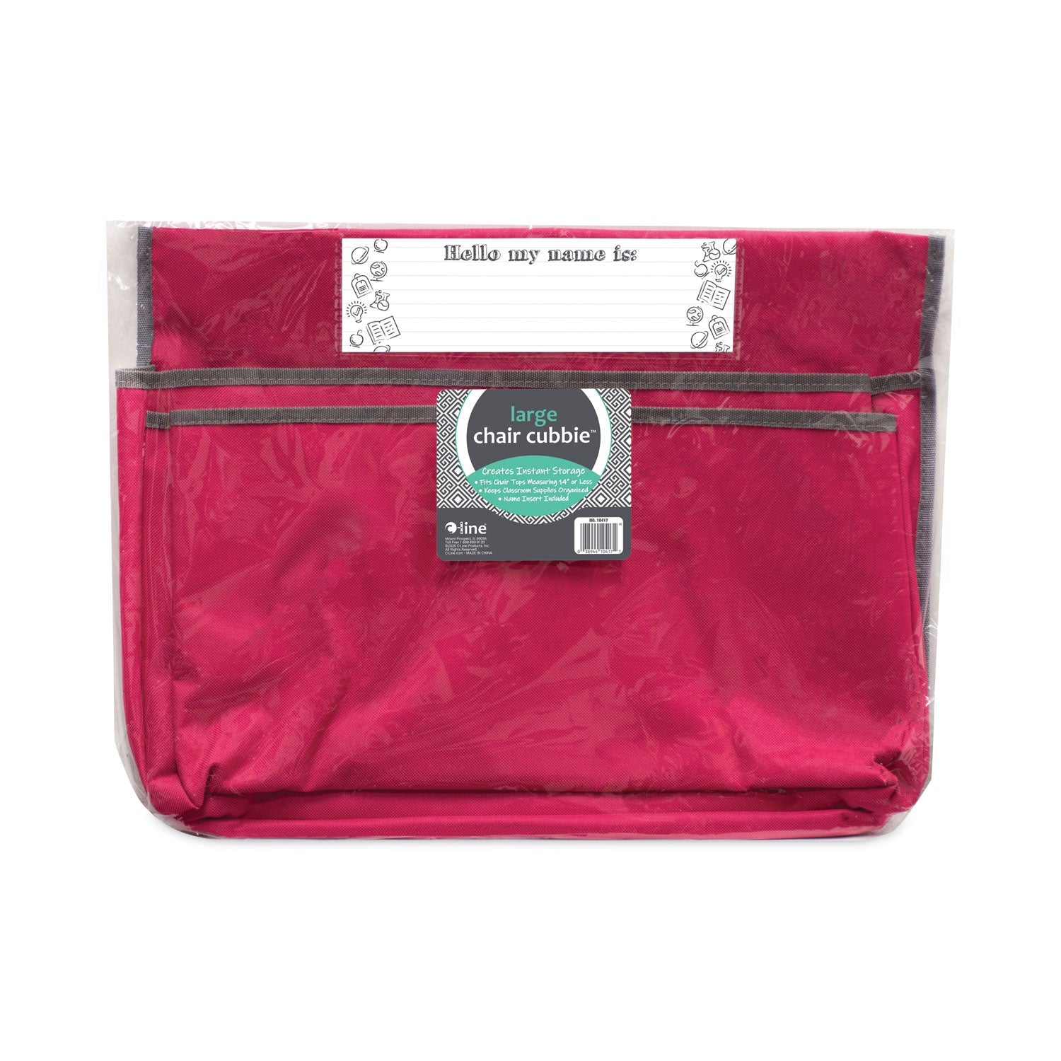 Chair Cubbies | Classroom Storage | Red
