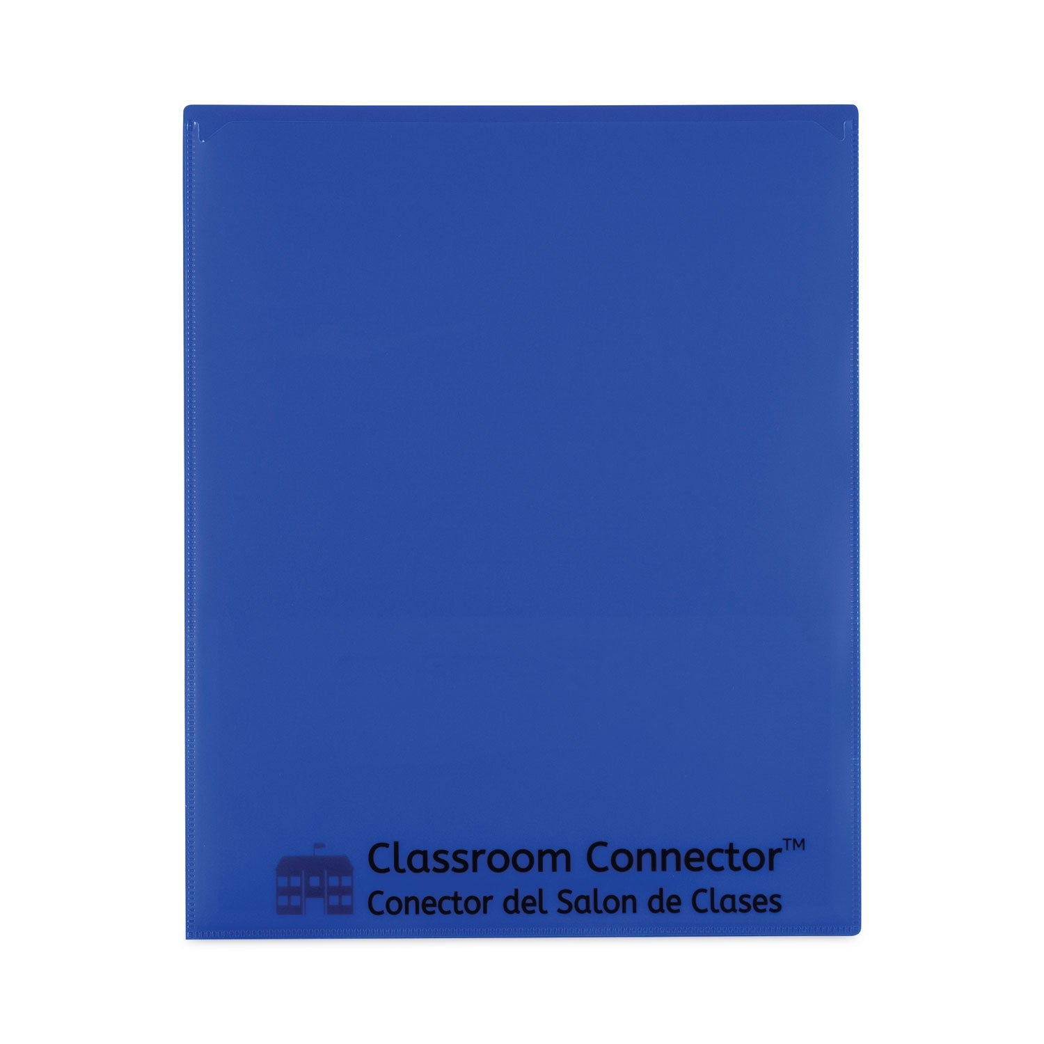 Classroom Connector Folders | 11x8.5, Blue, 25